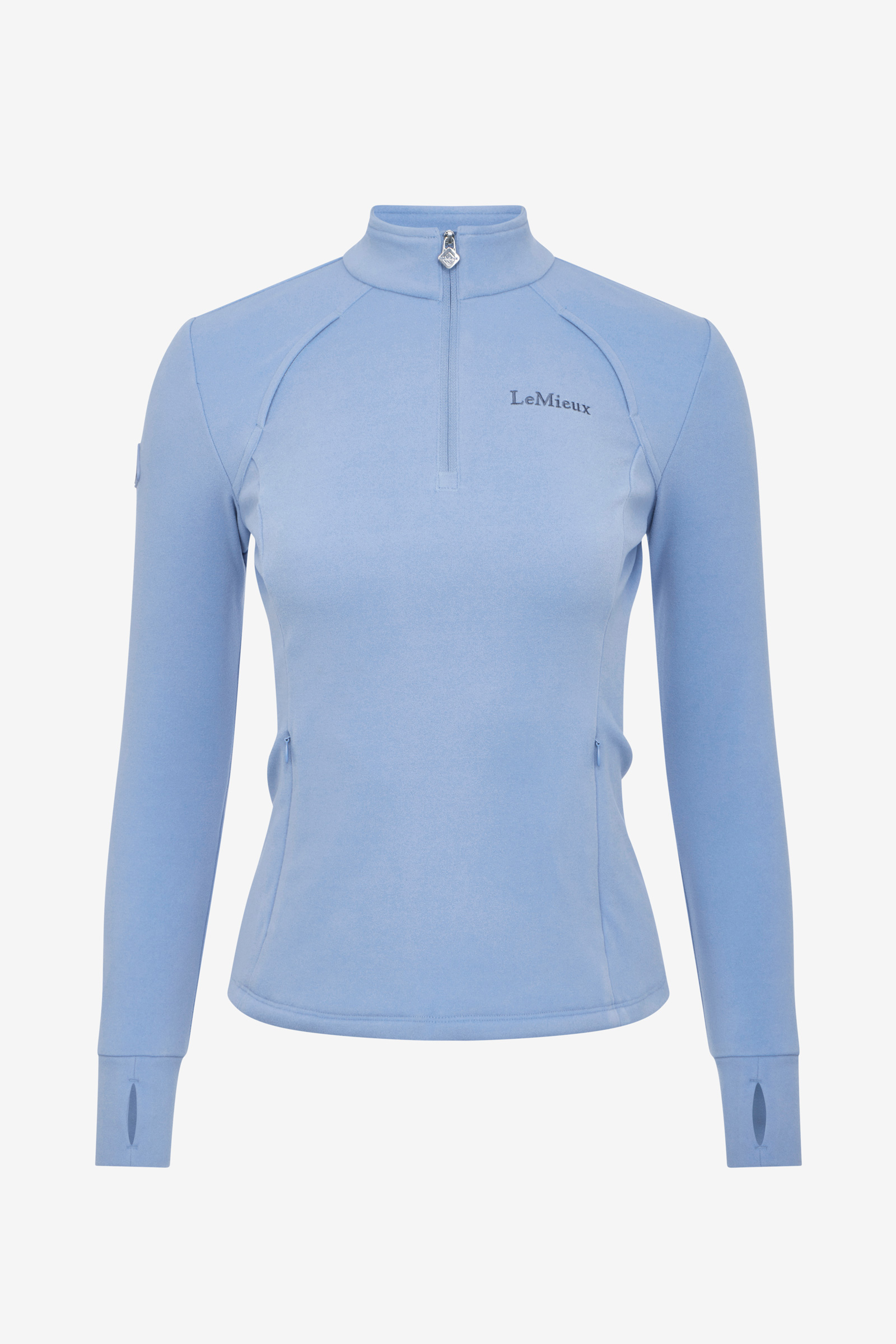 Powder Blue LeMieux Frances dames fleece met kwart rits