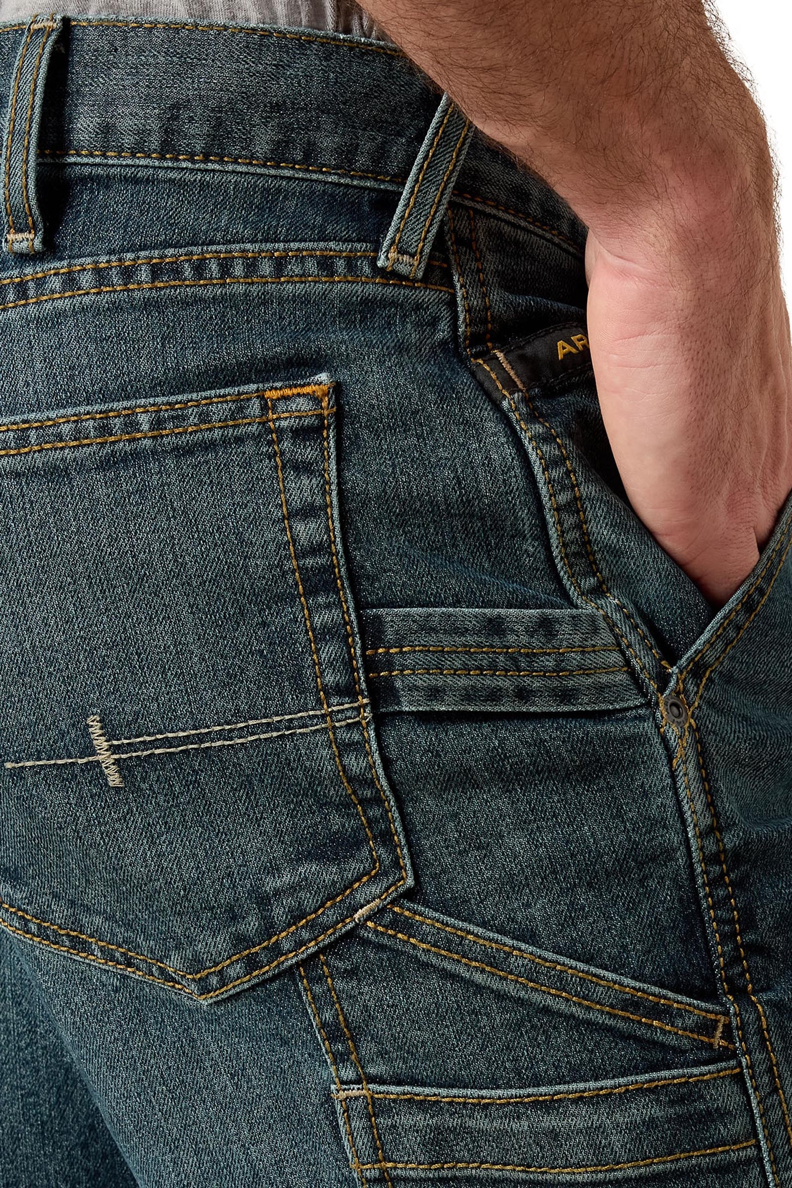 Ariat Rebar M7 Slim DuraStretch Workhorse Heren werkjeans met rechte pijp