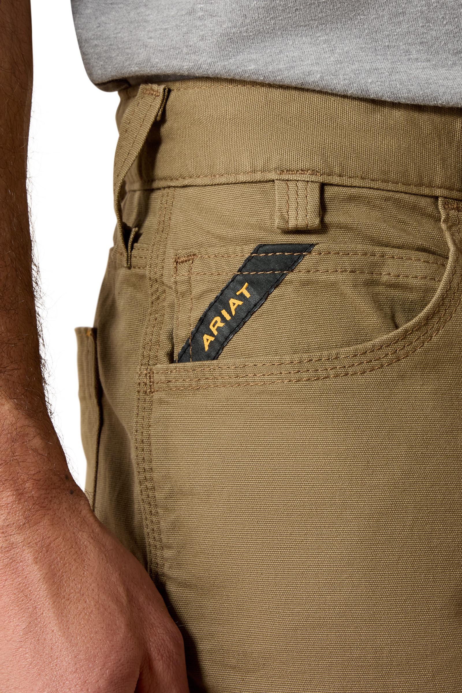 Ariat Rebar M7 Slim DuraStretch Made Tough Straight Heren broek met rechte pijp