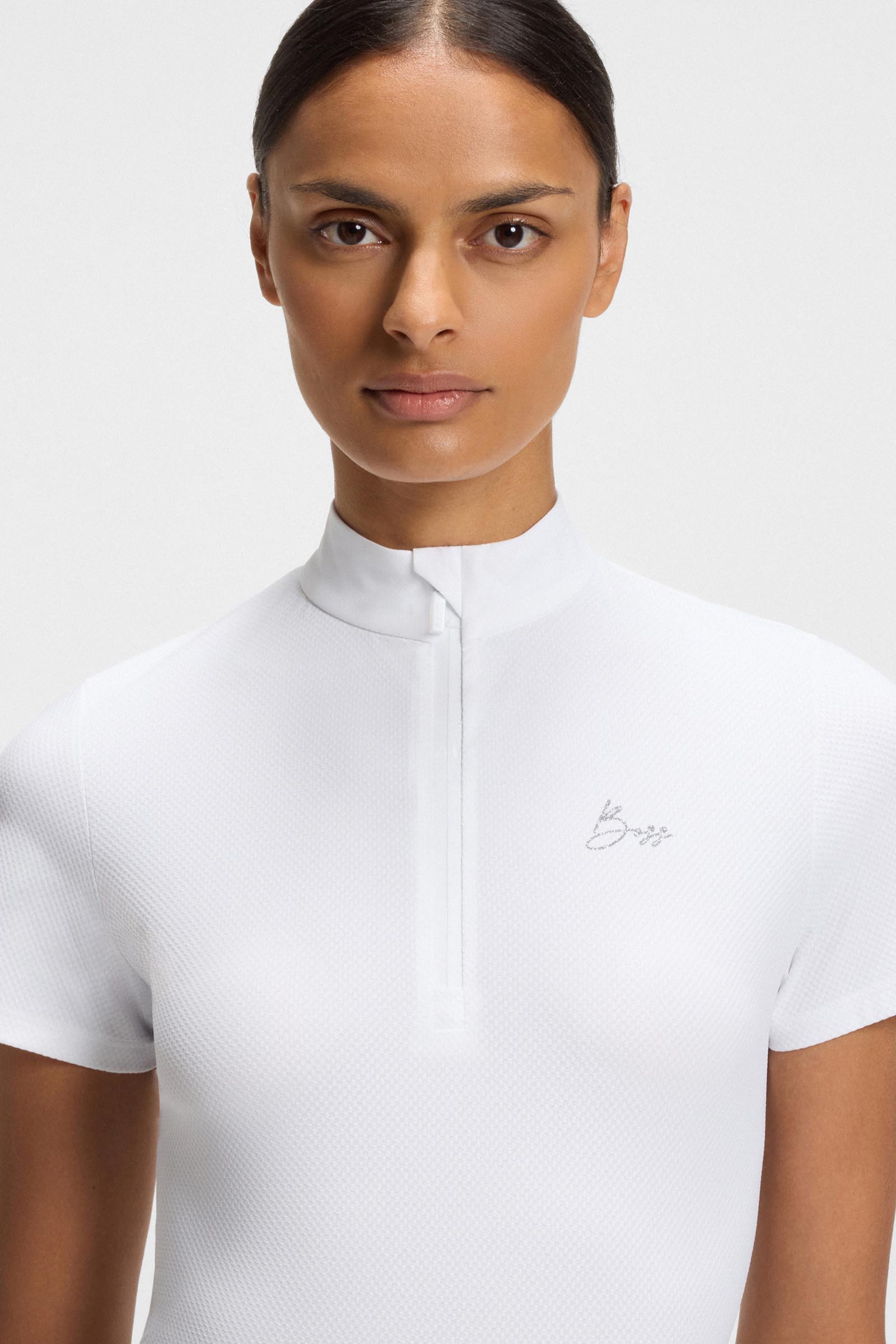 Boss Maira dames wedstrijdshirt Texture