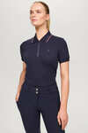 Tommy Hilfiger Equestrian Camden damespolo met rits