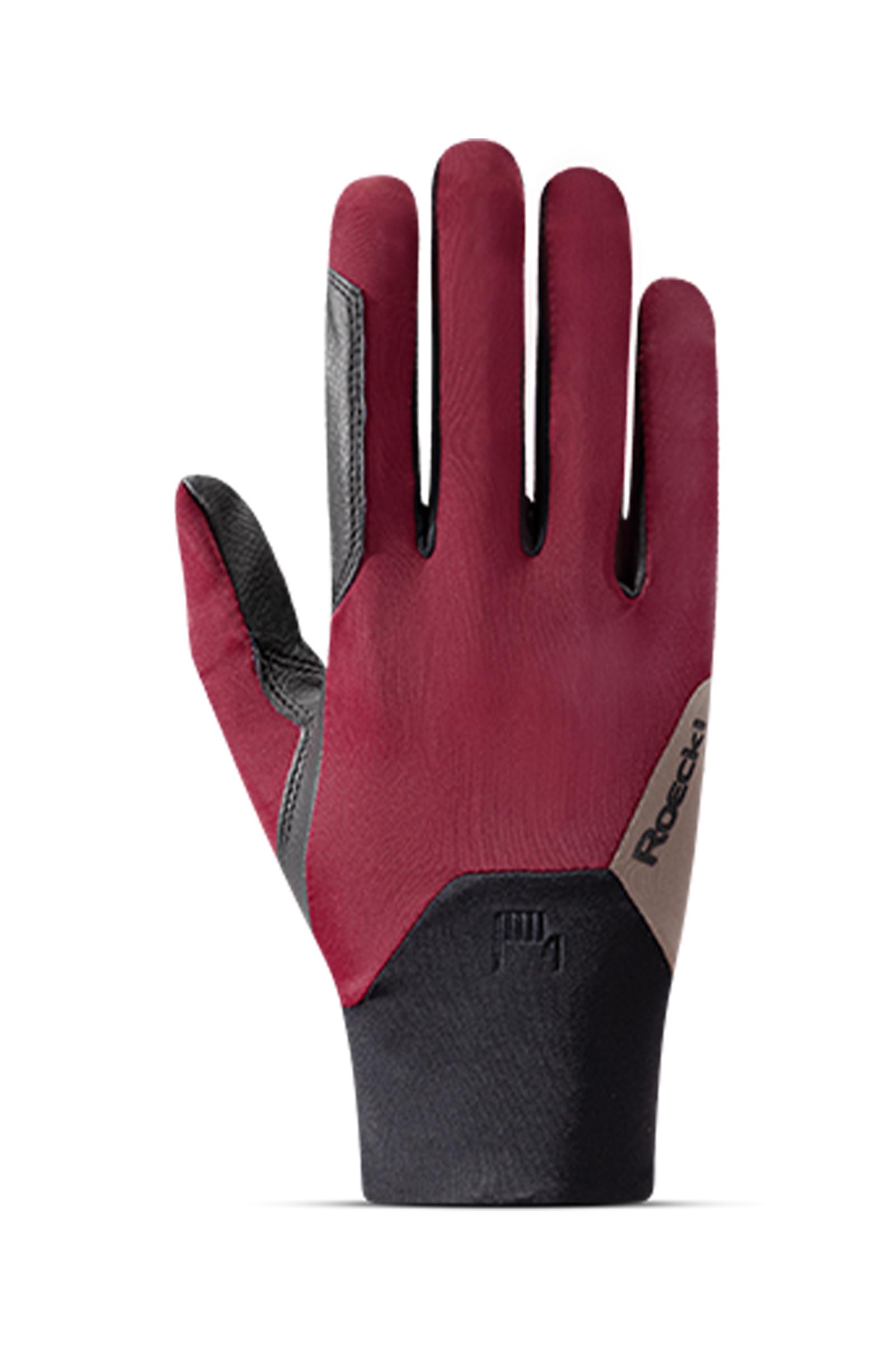 Red Maroon Roeckl Mieke rijhandschoenen