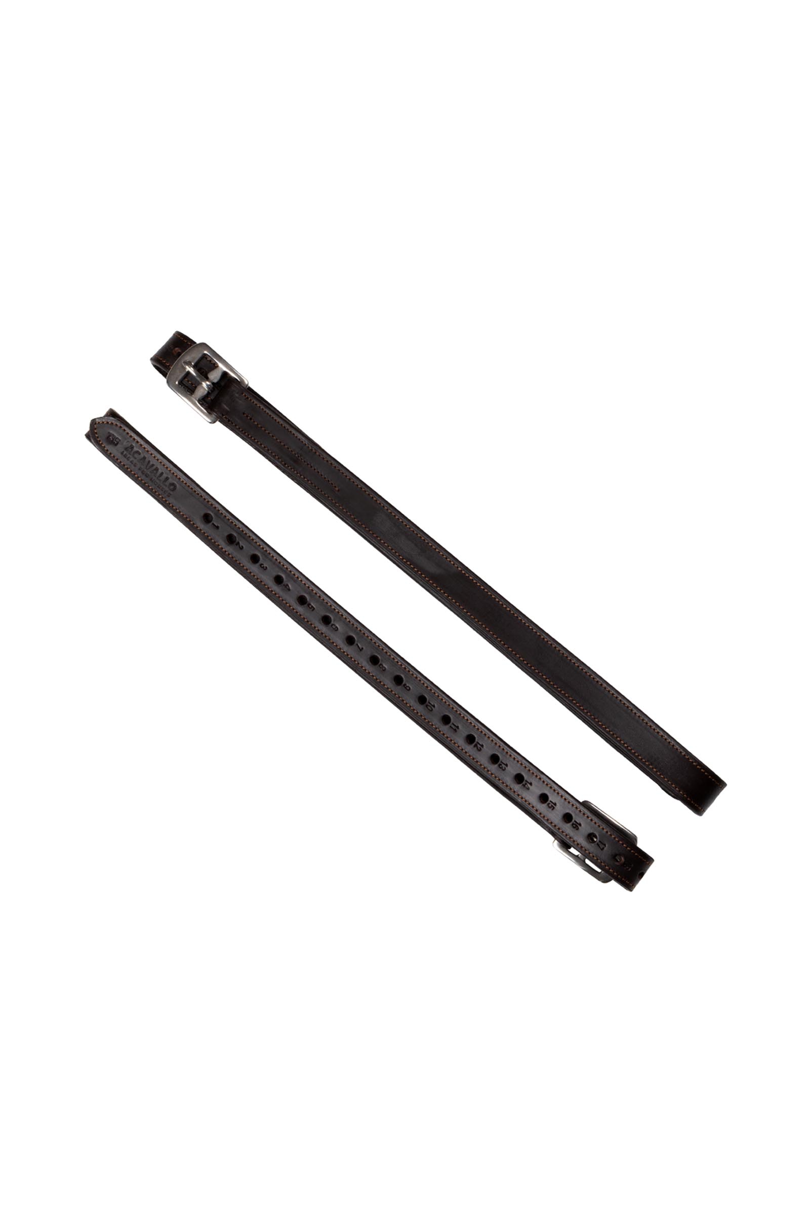 Acavallo Kalfsleren Versterkte Stijgbeugelriemen