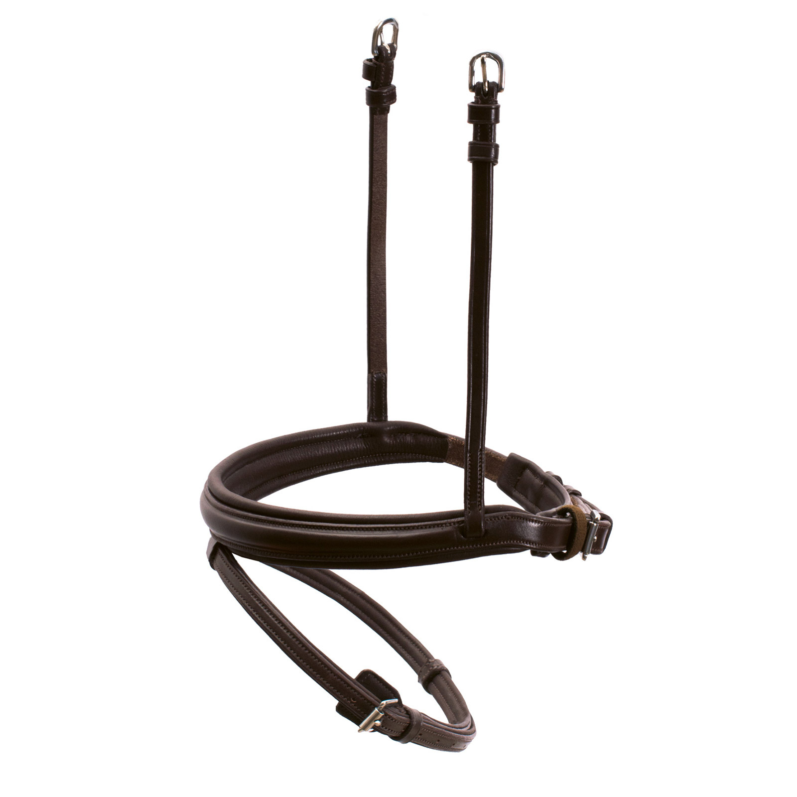 Dark Brown/Silver Schockemöhle Sports Rome Select Neusriem