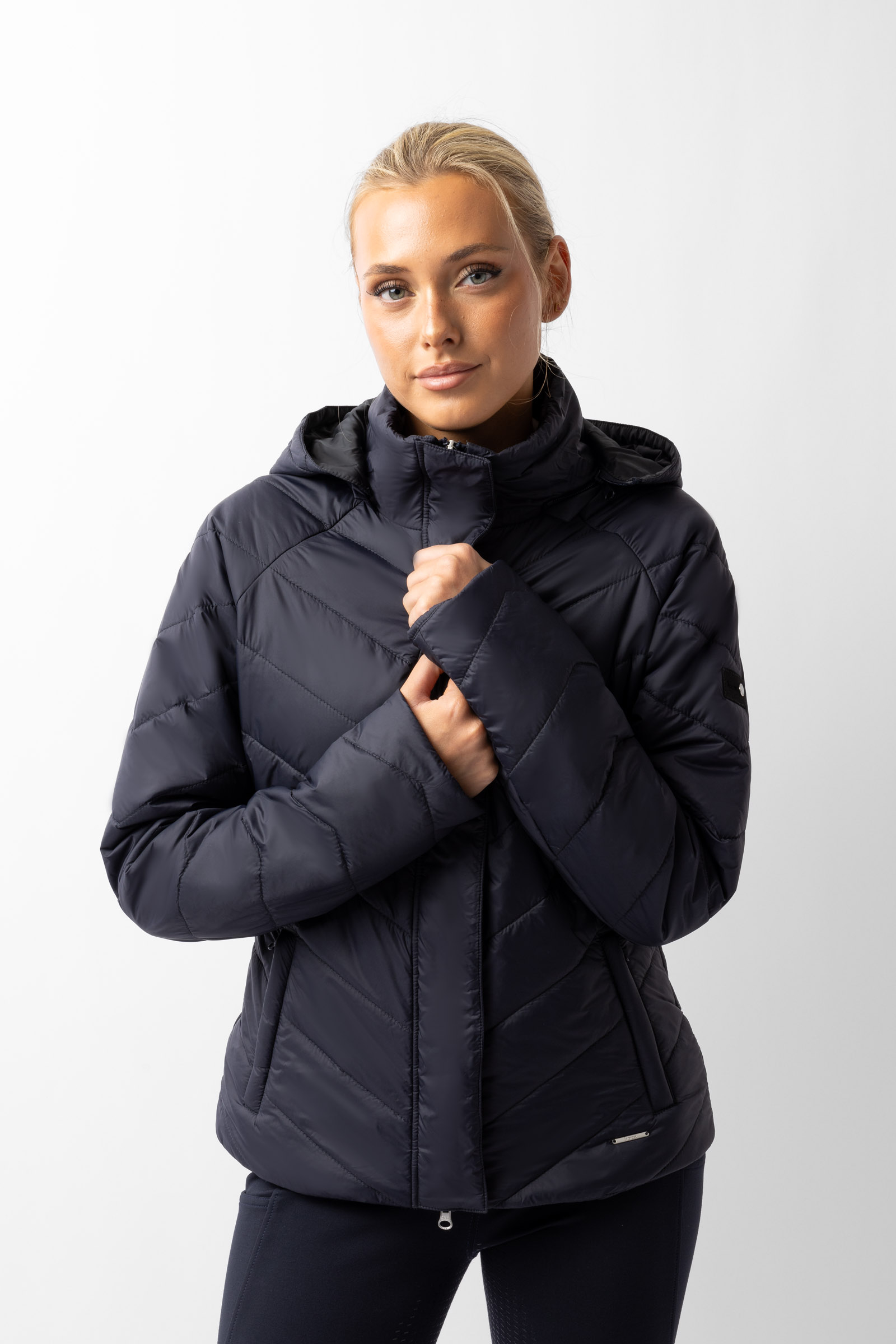 Horze Aurora Gewatteerde Parka met afneembare rok, dames
