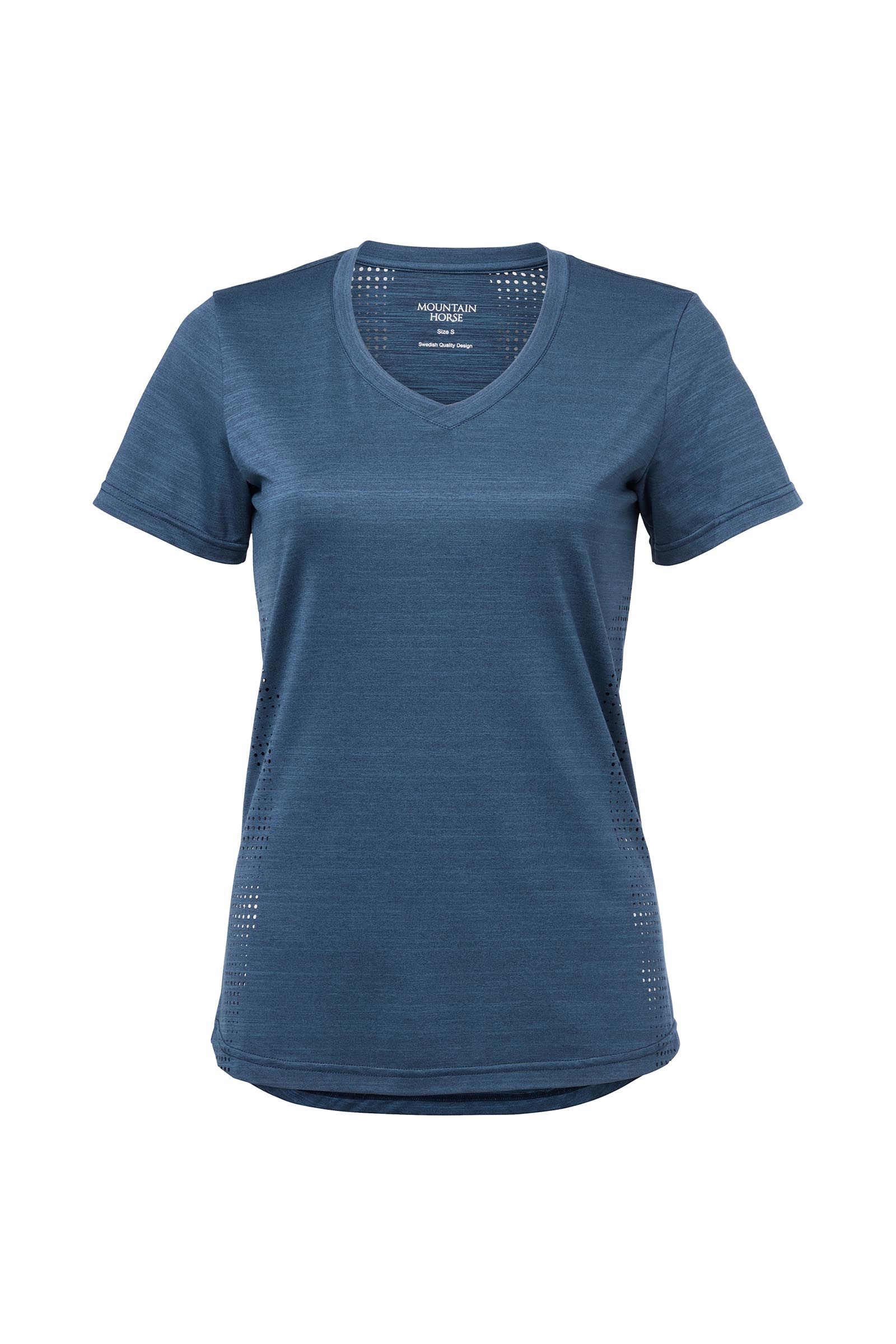 Navy Mountain Horse Aztec dames T shirt