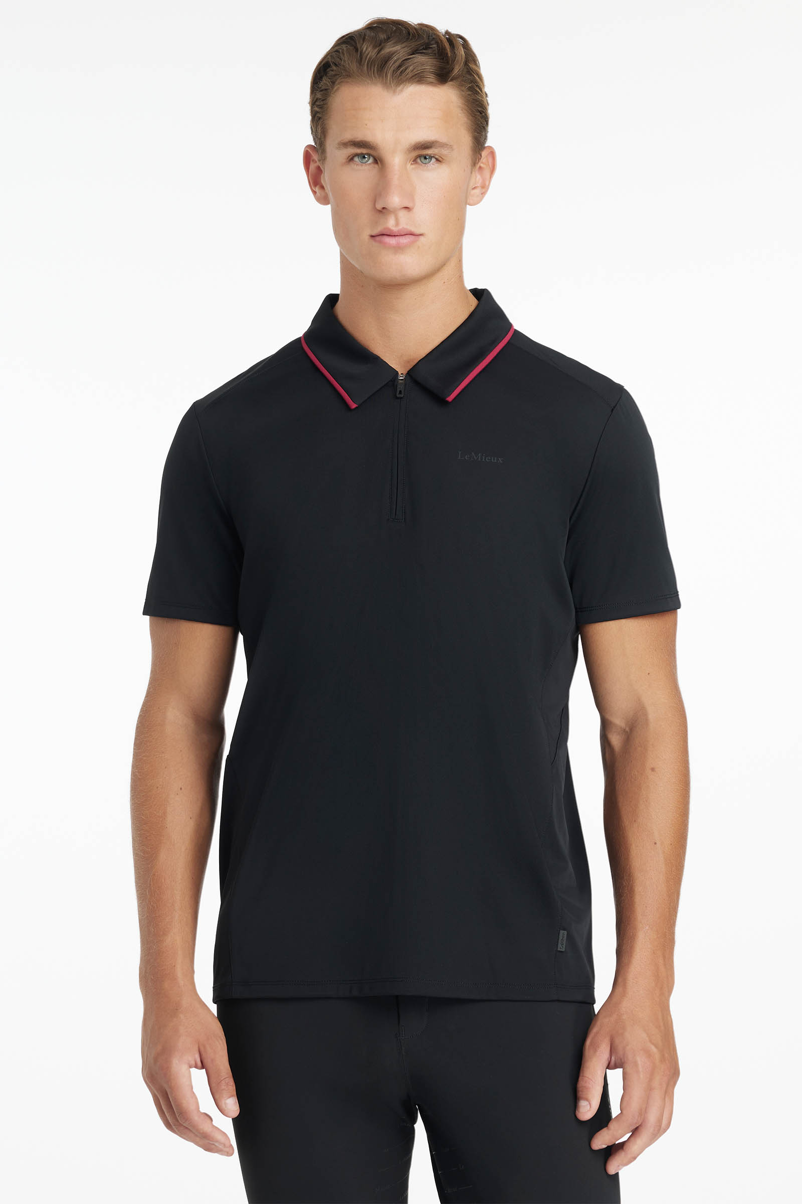 Black LeMieux heren performance poloshirt