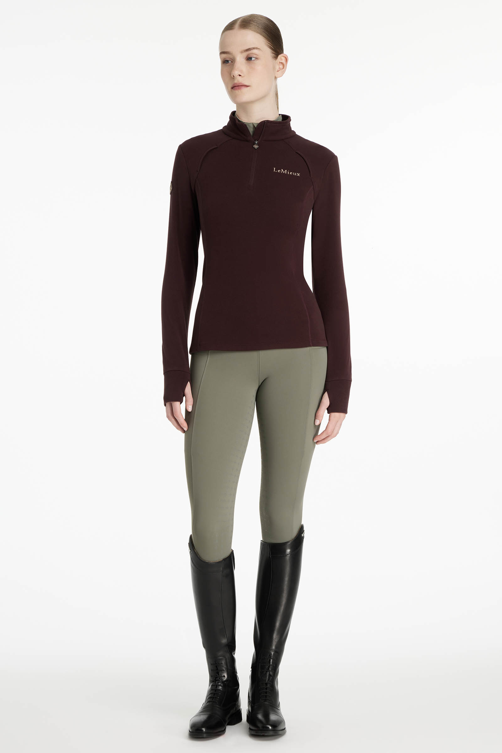 LeMieux Frances dames fleece trui met kwart rits