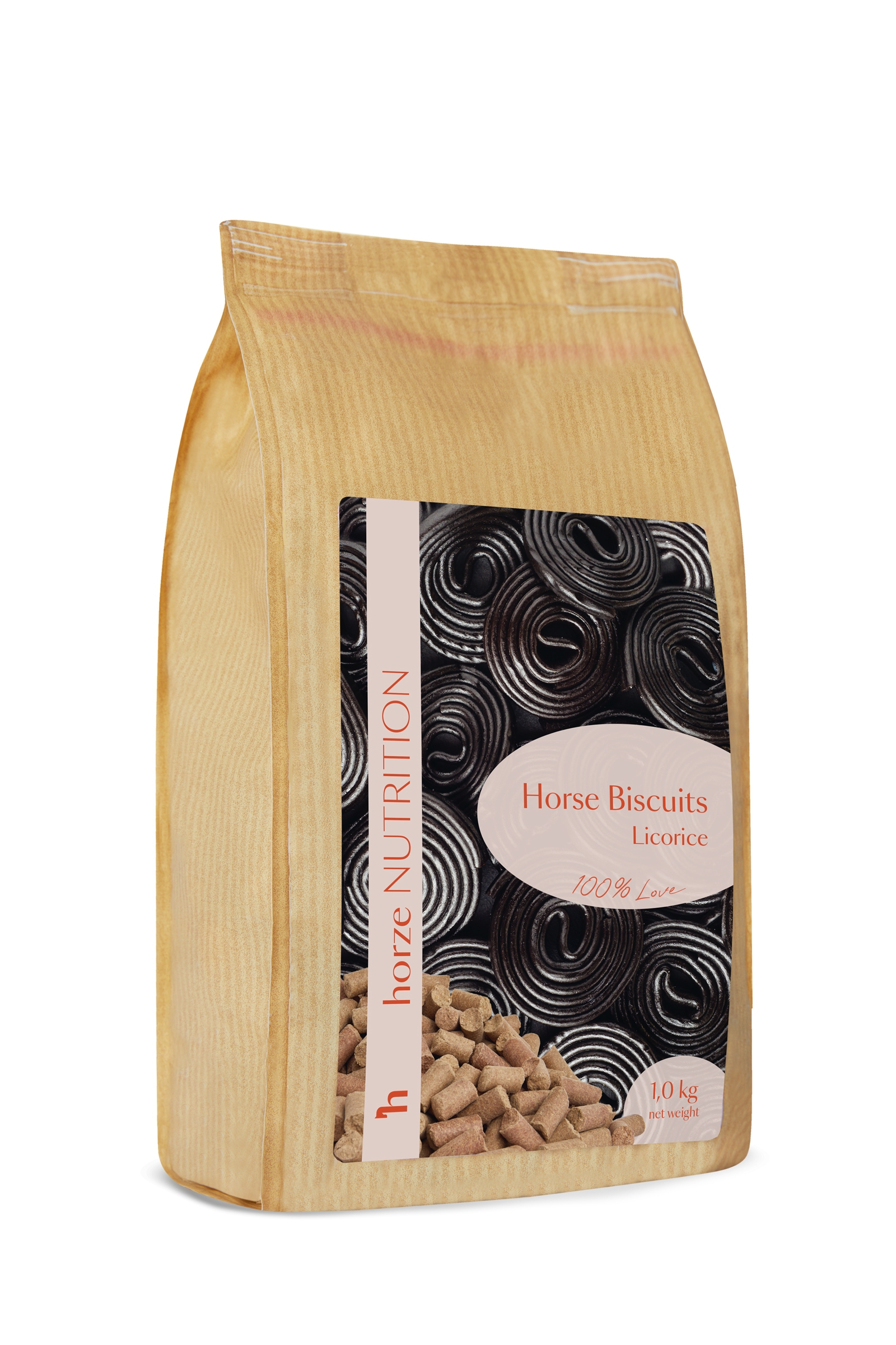 Horze Biscuits zoethout, paardensnoepjes, 1 kilo