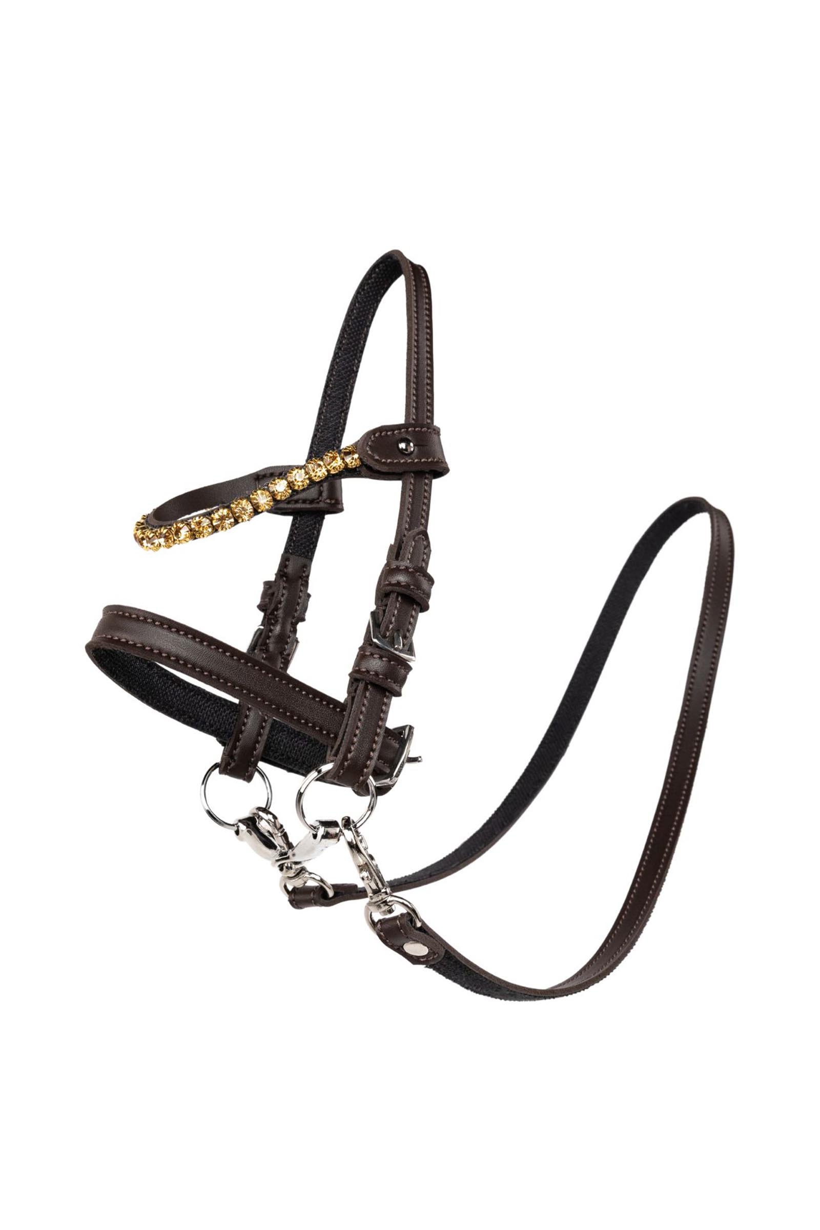 My Hobby Horse leren hoofdstel met stenen