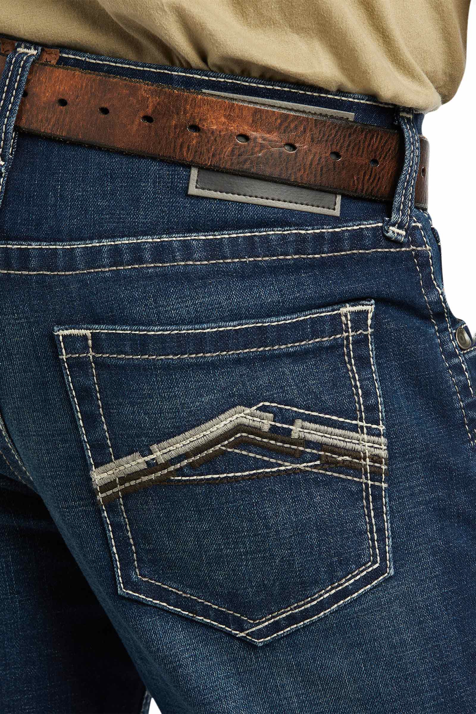Ariat M5 Straight Stretch Remming stackable jeans met rechte pijp