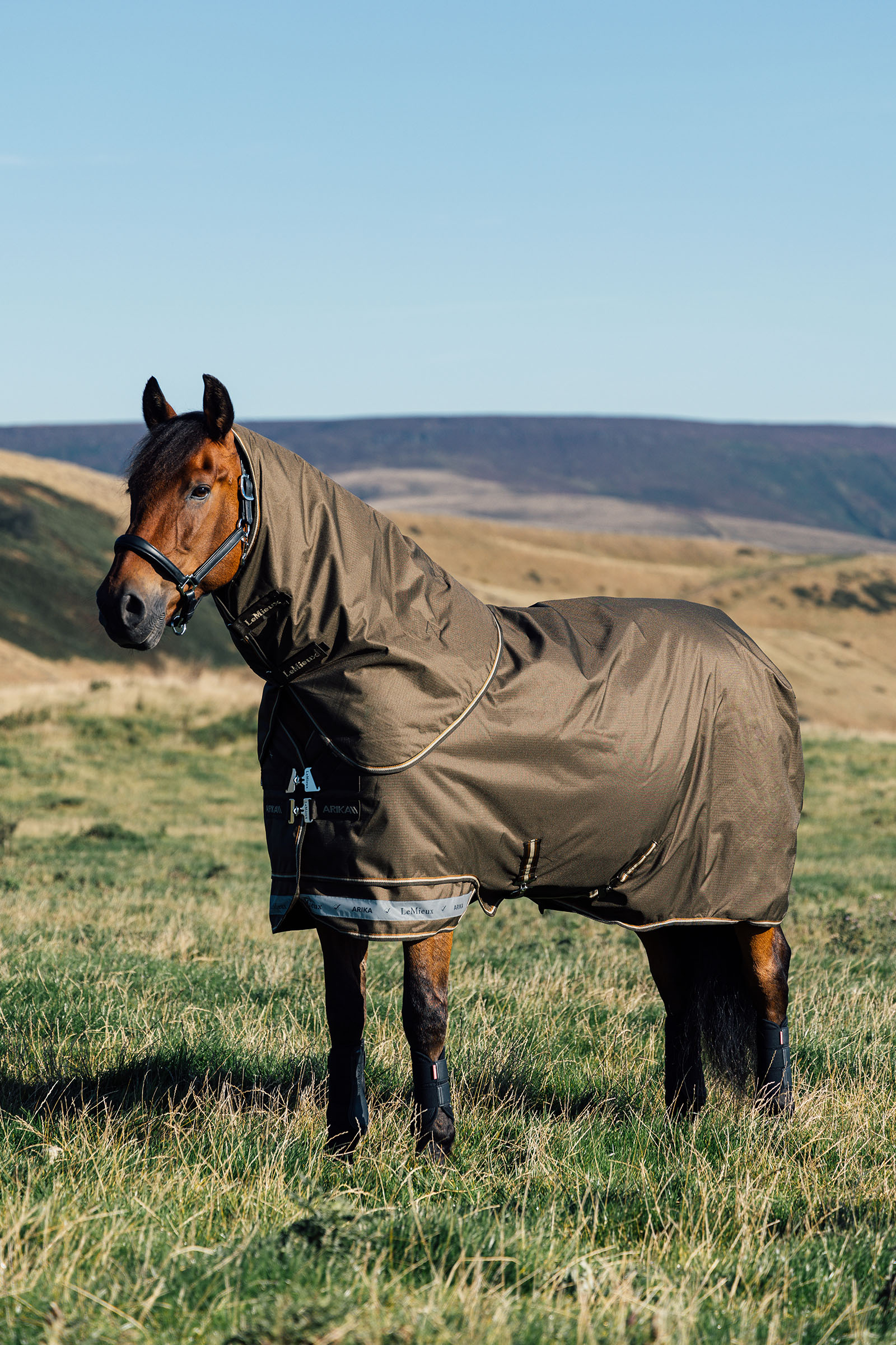 LeMieux Arika ripstop regendeken met afneembare hals 0 g