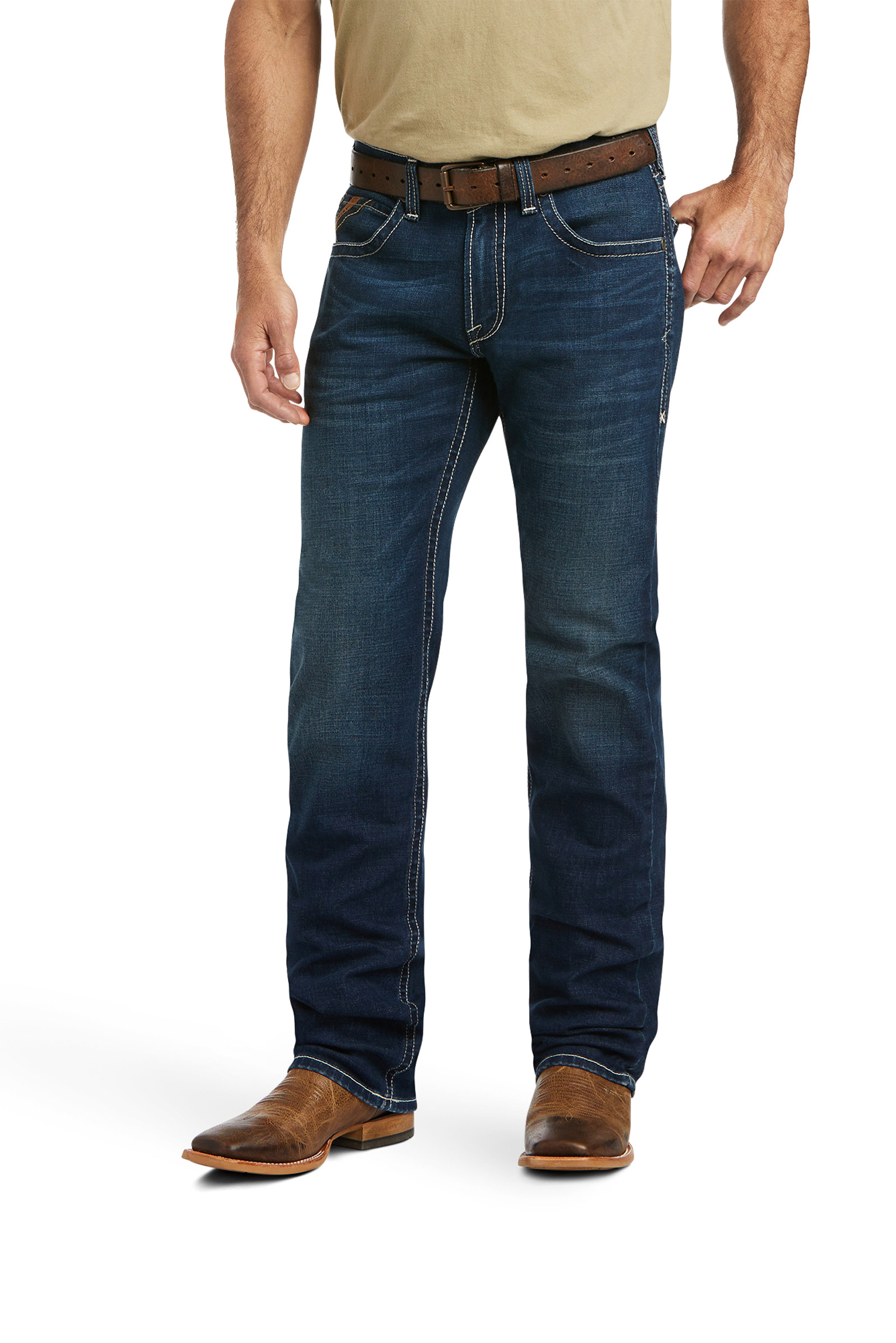 Ford Ariat M5 Straight Stretch Remming stackable jeans met rechte pijp