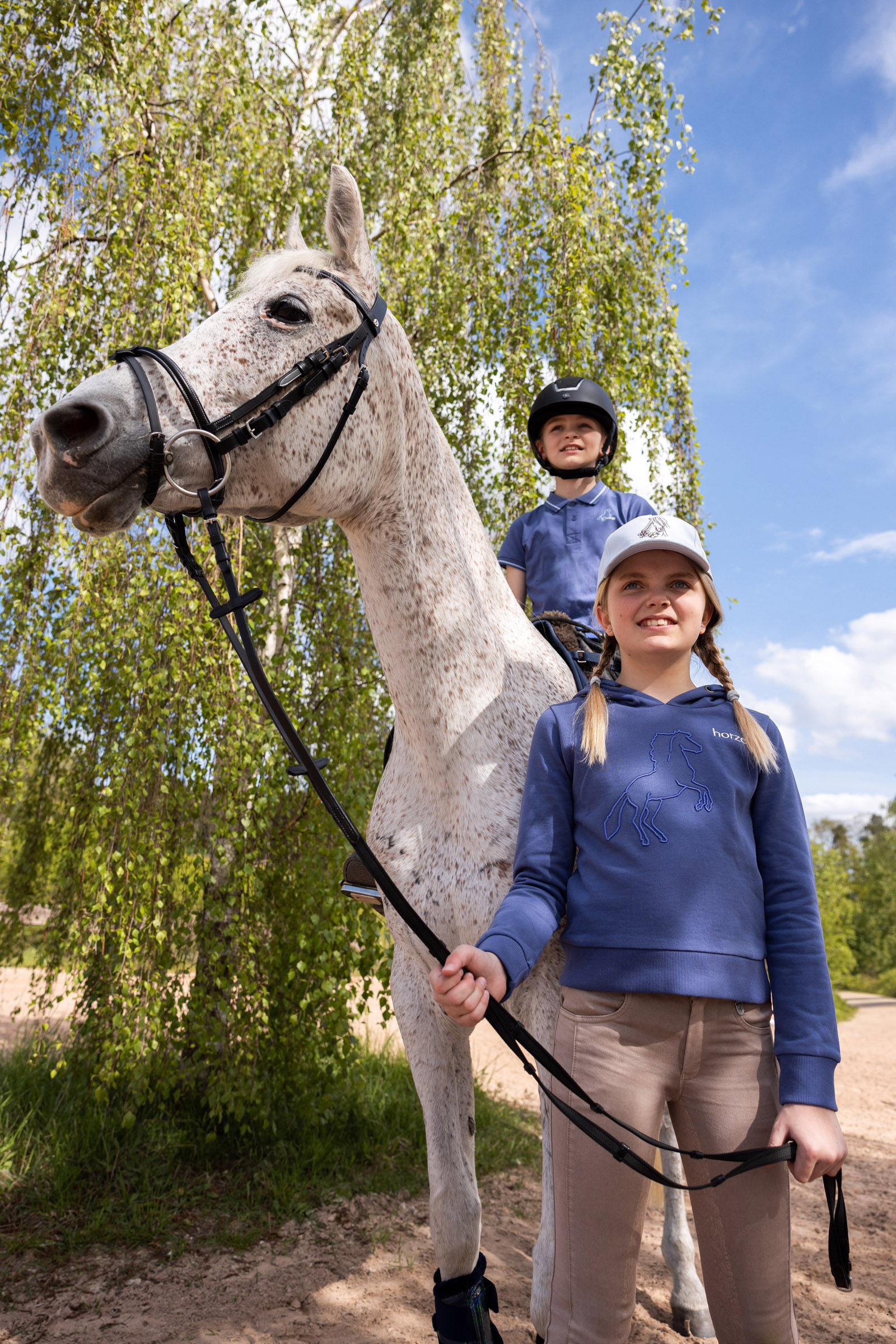 Horze Selma hoodie, kids