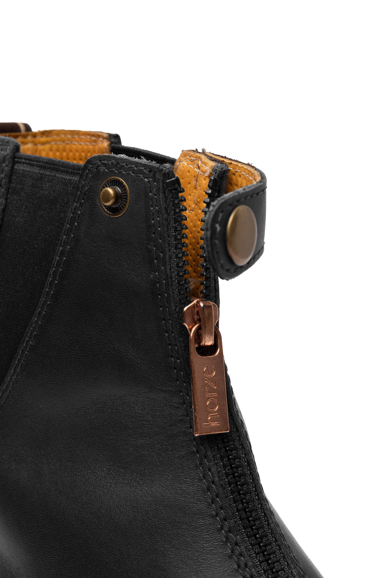 Horze Rose Lederen Jodphurs met Rits Vooraan