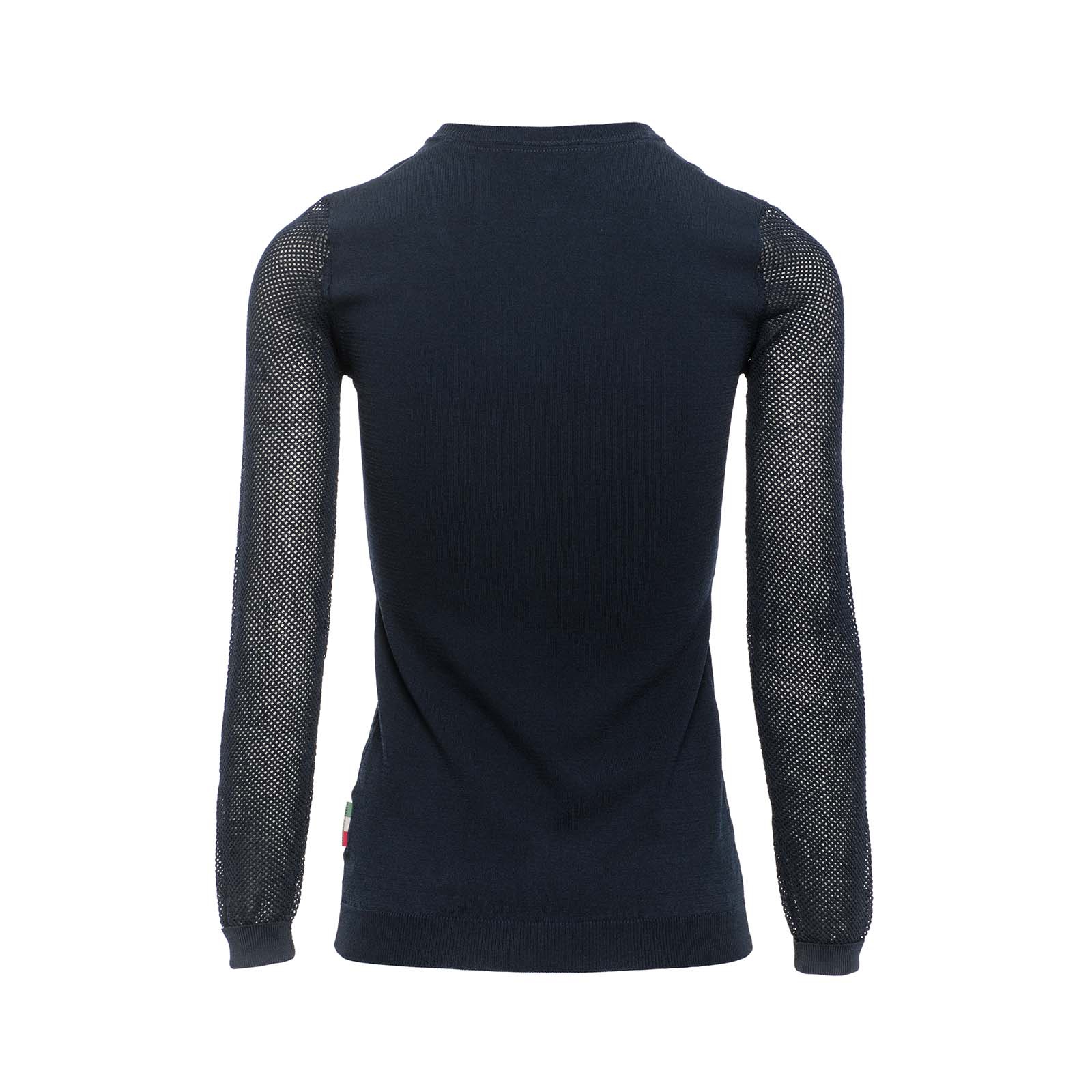 AA Ladies' Sweater with Perforated Sleeves