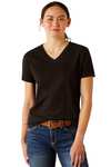 Ariat Rebar Cotton Strong standaard V-hals T-shirt voor dames  