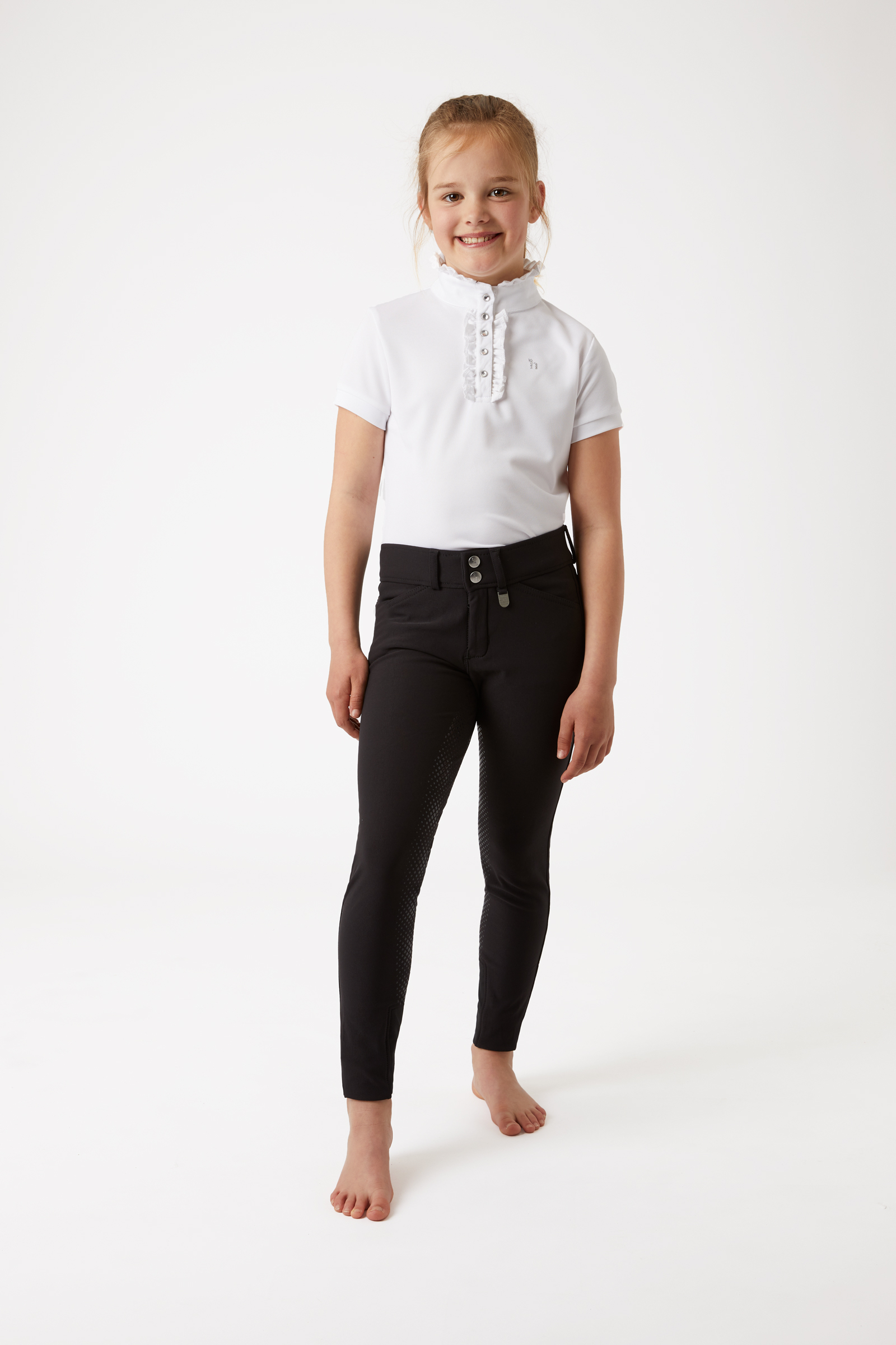 Horze Grand Prix kinderrijbroek met siliconen fullseat, UPF 50+