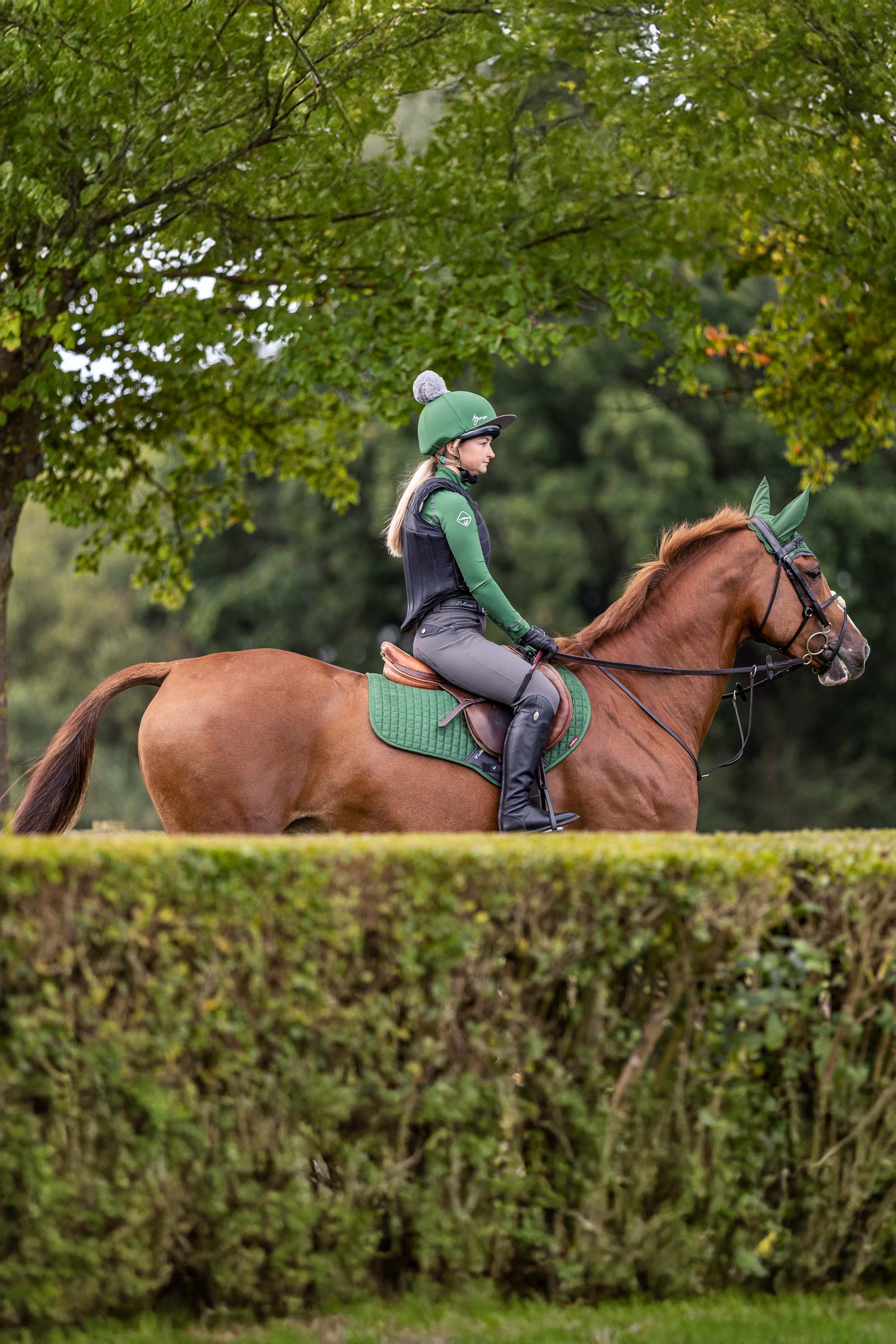 LeMieux Seasonal Luxury Dressuurzadeldek, vierkant