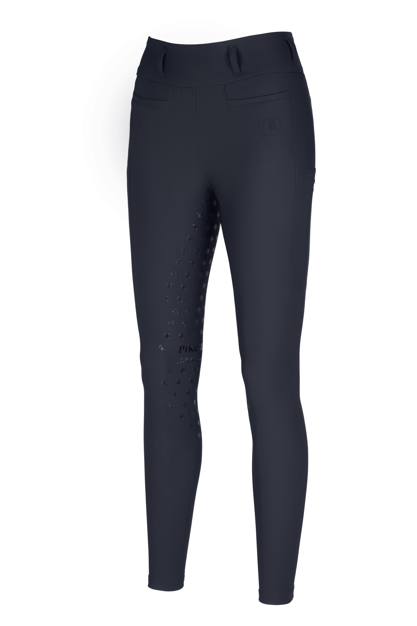 Black Pikeur Linnett dames nahtlos fullseat rijlegging met hoge taille en volledig zitvlak