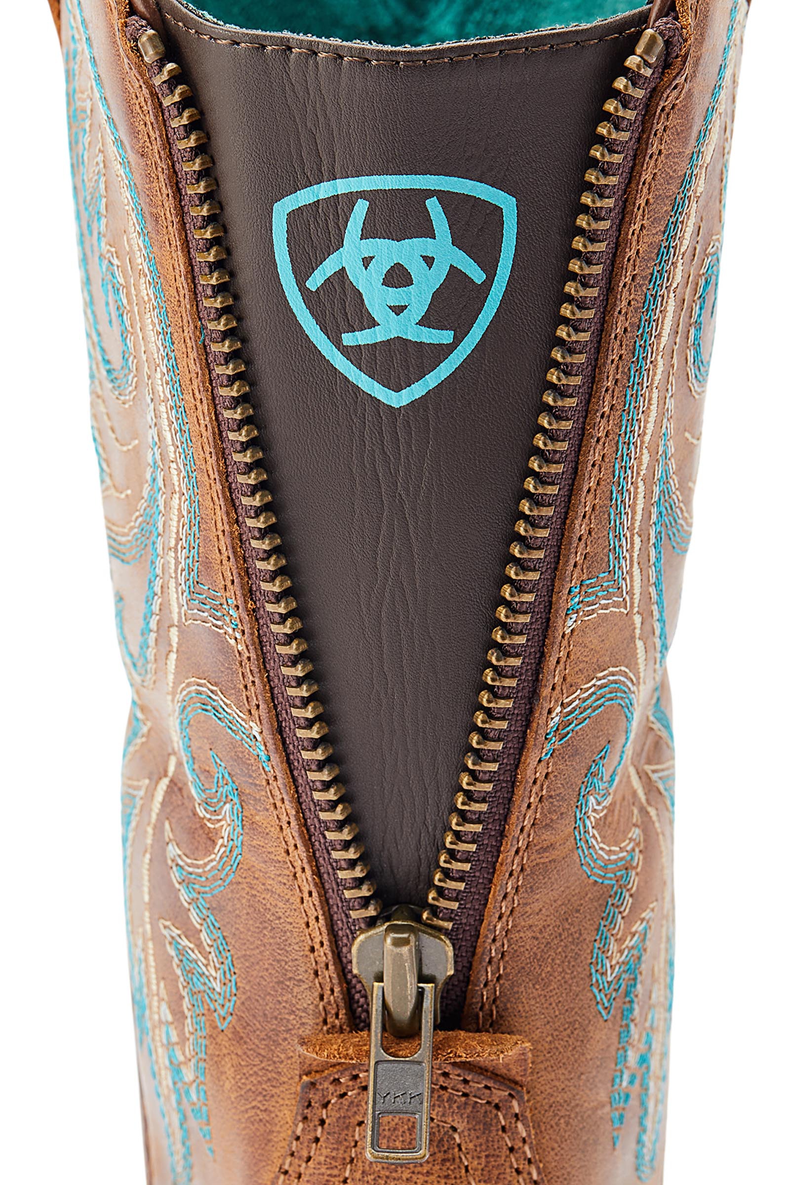 Ariat Round Up Back Zip Dames westernlaarzen met rits aan de achterkant