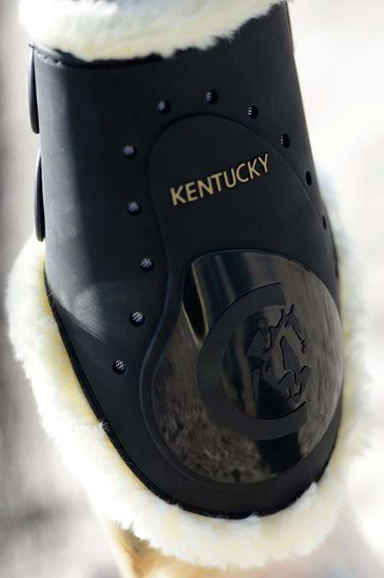 Kentucky Horsewear Elastische Kogelbeschermers met Schapenvacht