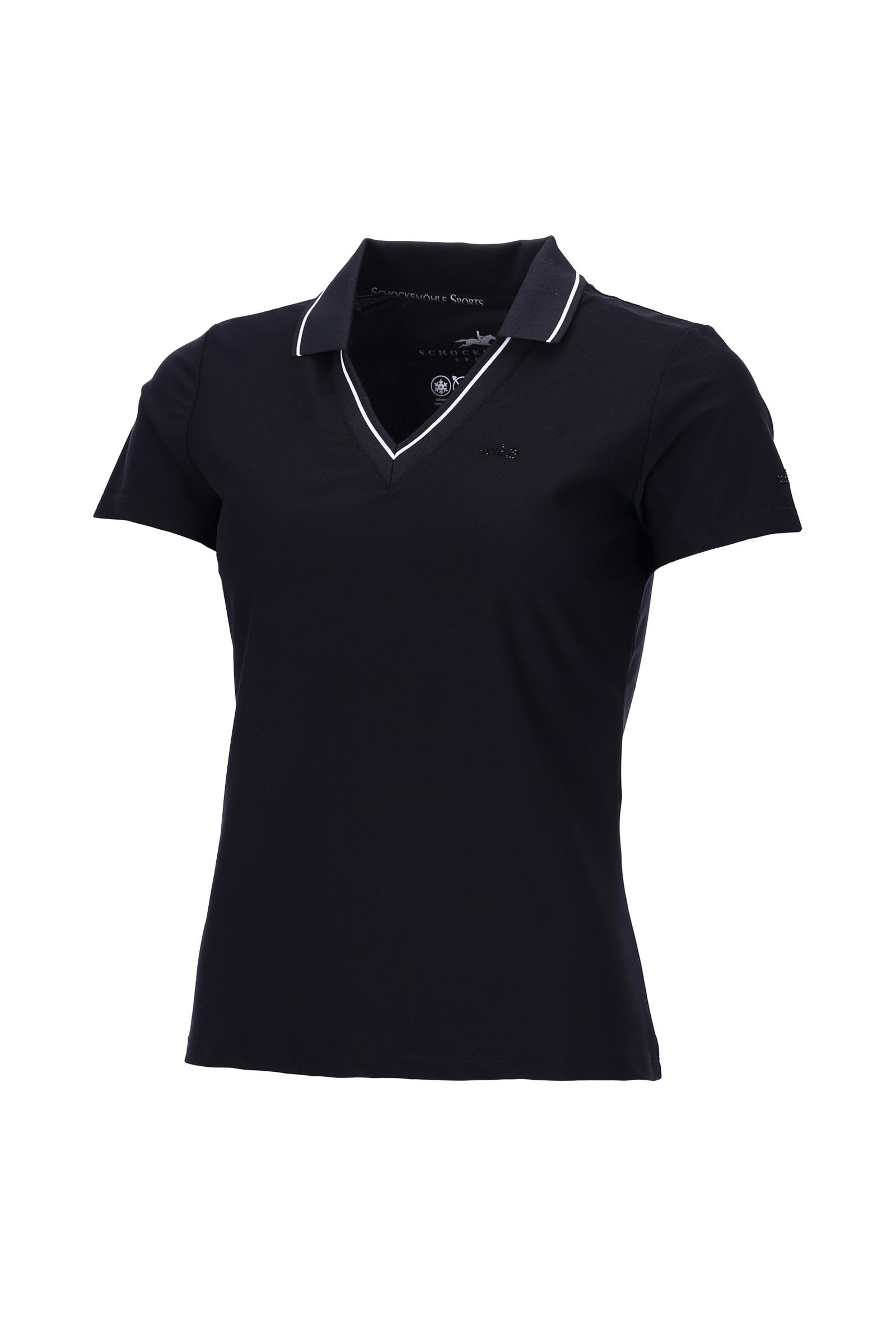 Black Schockem&ouml;hle Sports Miley Style dames functioneel poloshirt