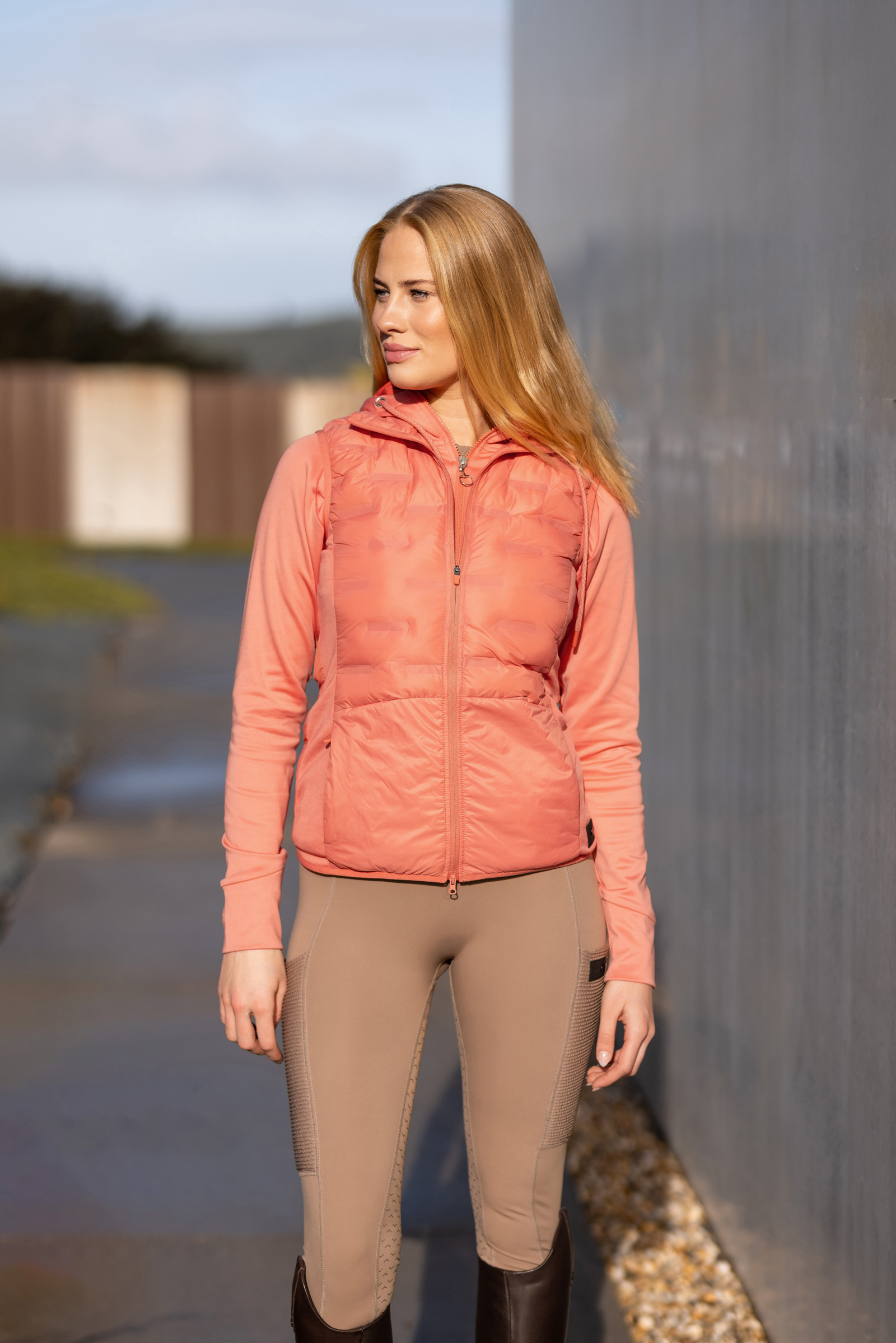 Horze Adela licht gevoerde functionele bodywarmer, dames