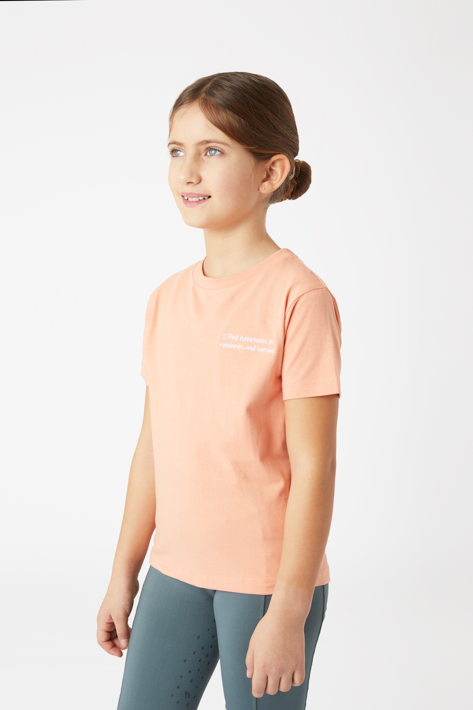 Horze Calina t-shirt met borduursel, kids