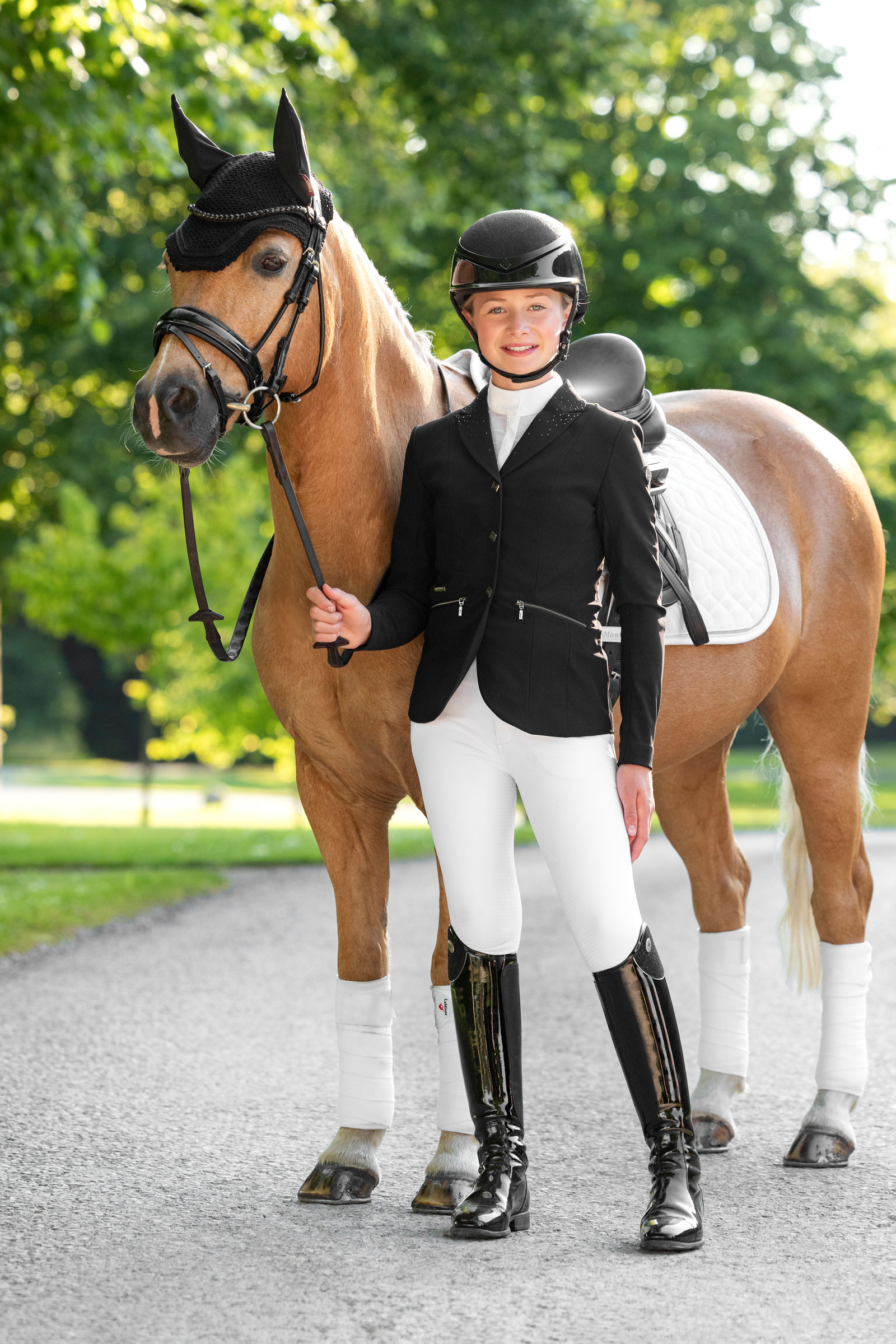 LeMieux Young Rider Eva wedstrijdshirt met korte mouwen