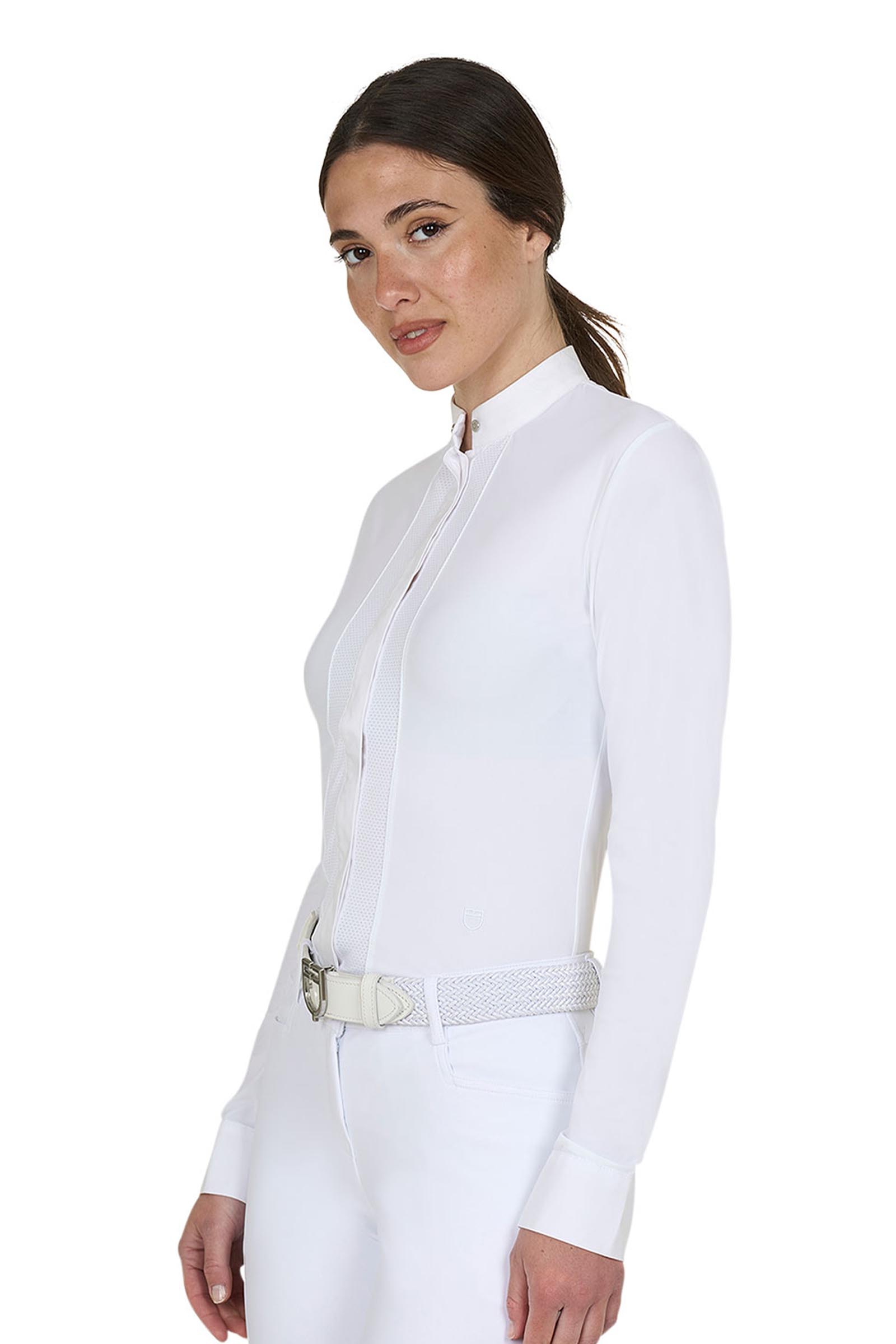 Equestro SS2026 Dames Micromesh wedstrijd polo  