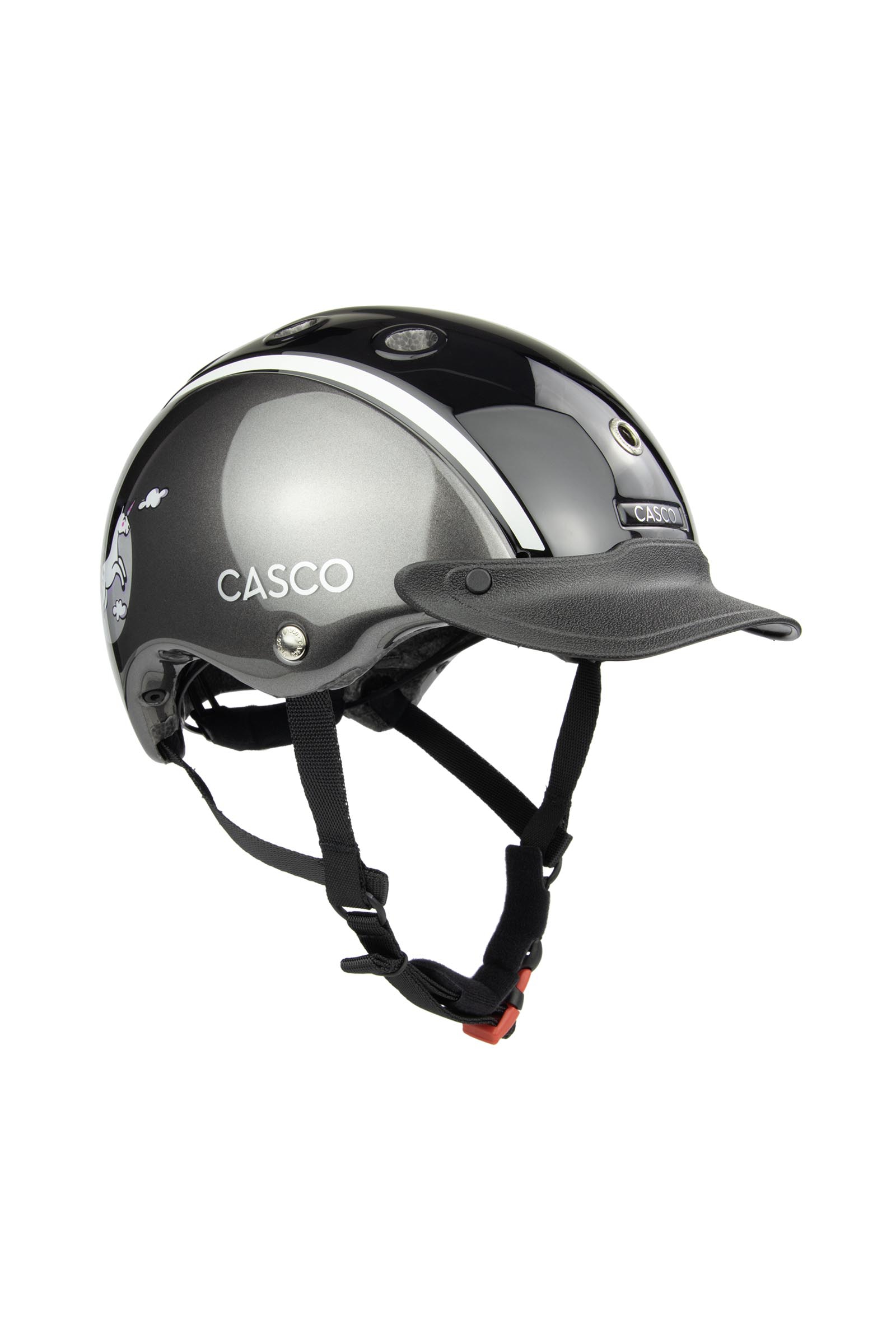 Black Comic Casco Nori kinderrijhelm