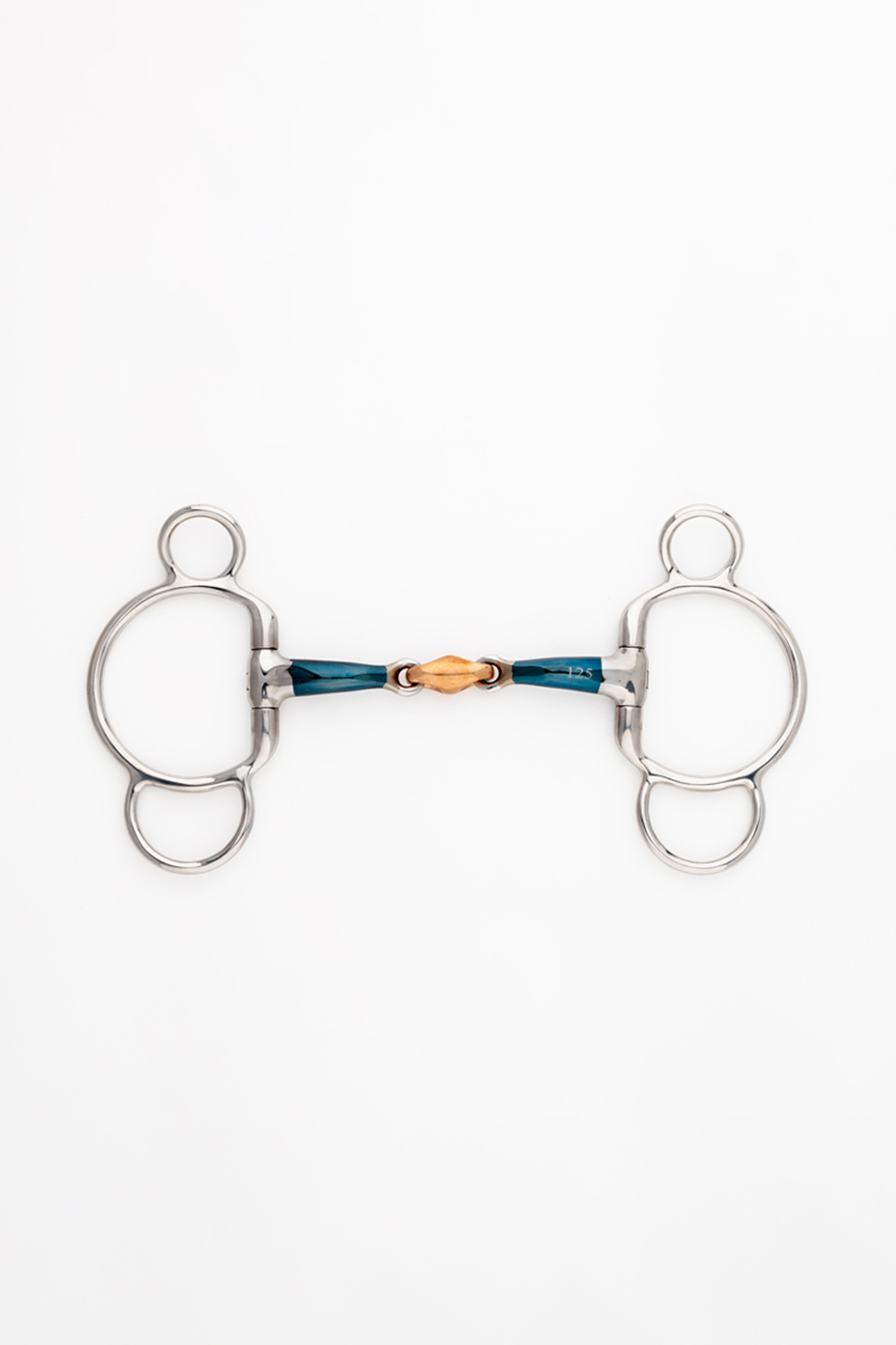 Kavalkade ergonomisch 3-ringen bit, dubbelgebroken met Lock Up, 14 mm