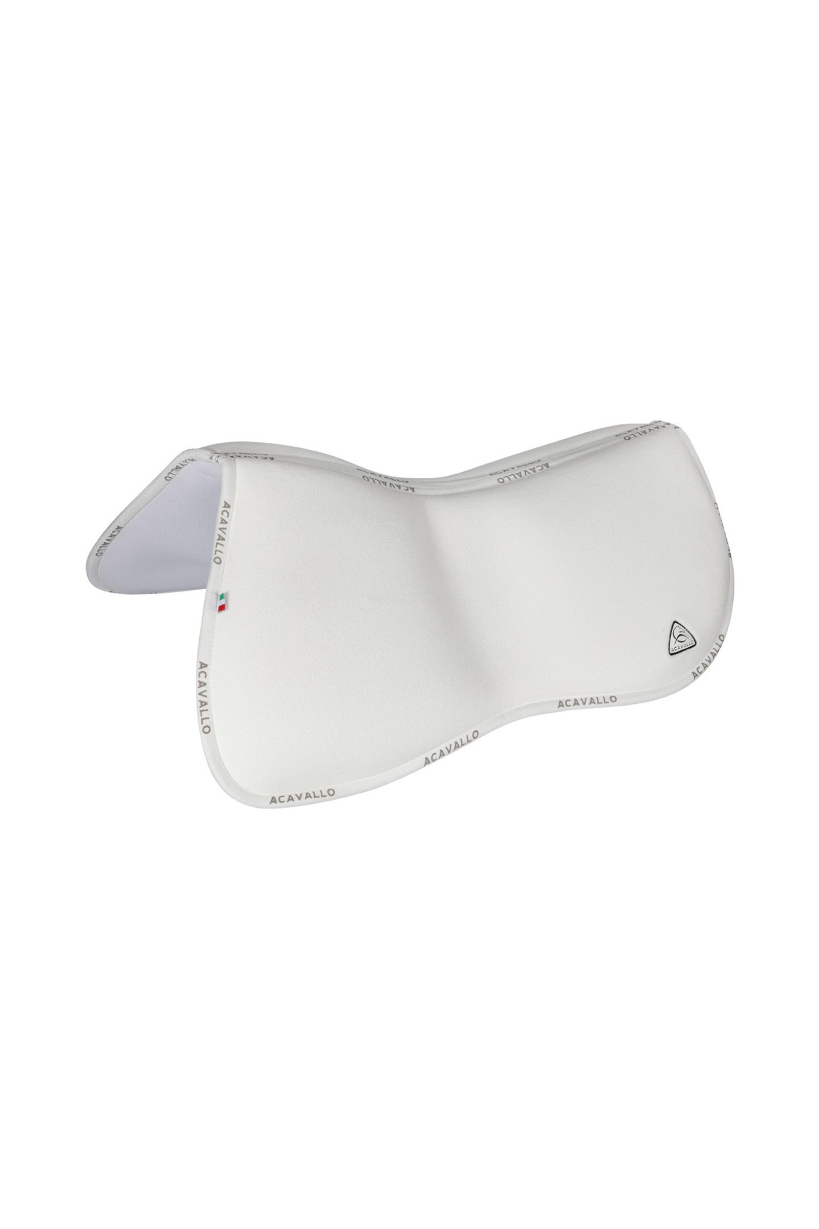 White Acavallo Memory Foam Klassiek Half Pad Su&egrave;de Achterverhoging  