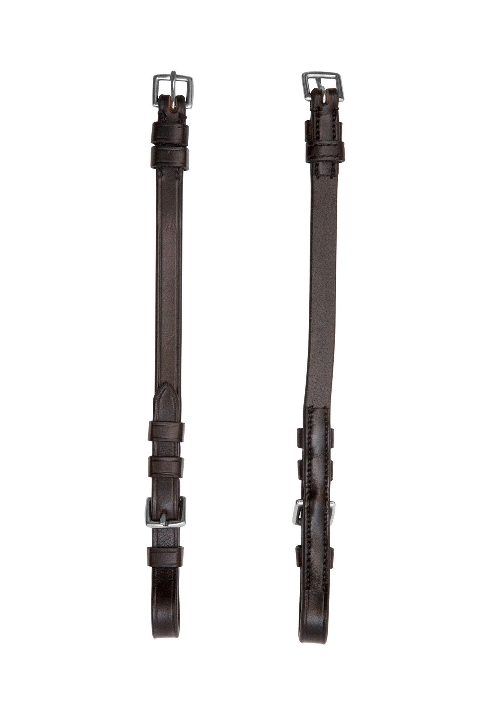 Antique Brown/Silver Schockemöhle Sports Cheek Pieces Buckles