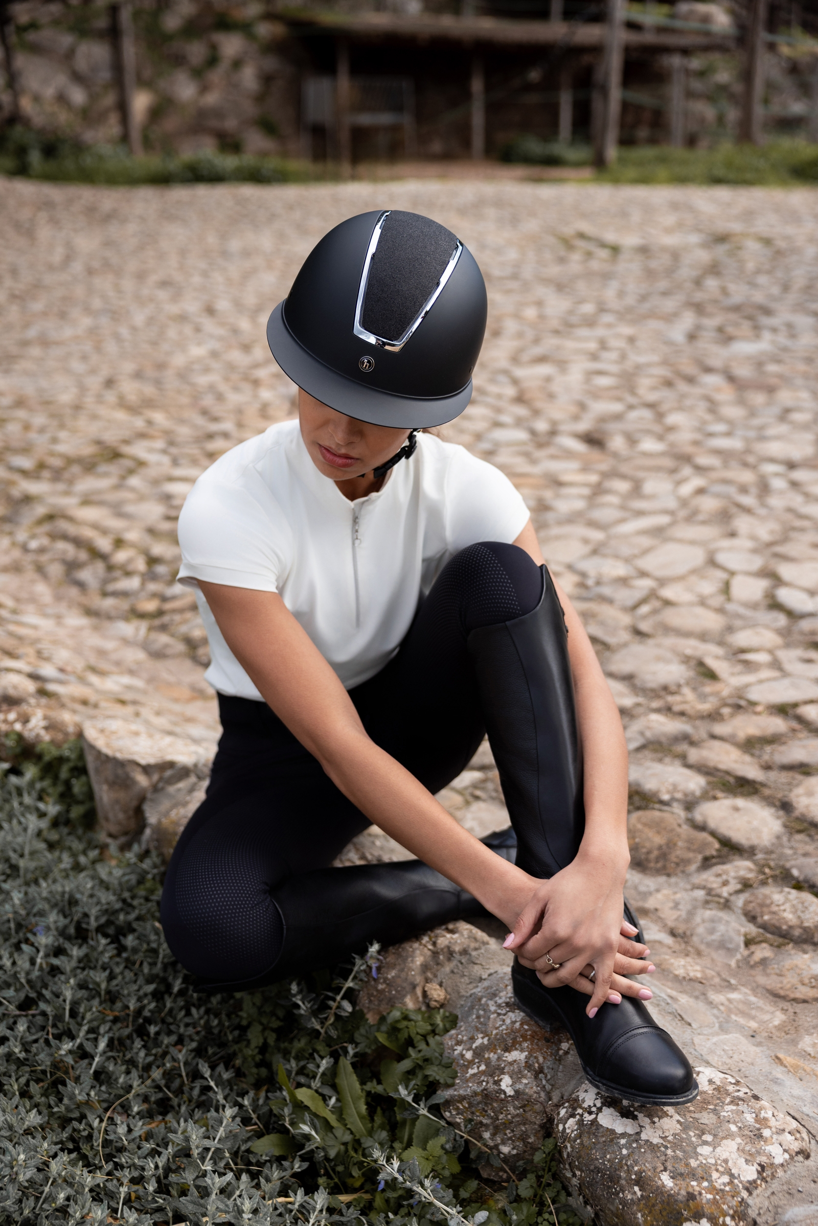 Horze Monarch II Metallic Glitter Cap