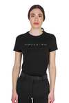 Equestro SS2026 Dames Logo Lamina katoenen T-shirt  
