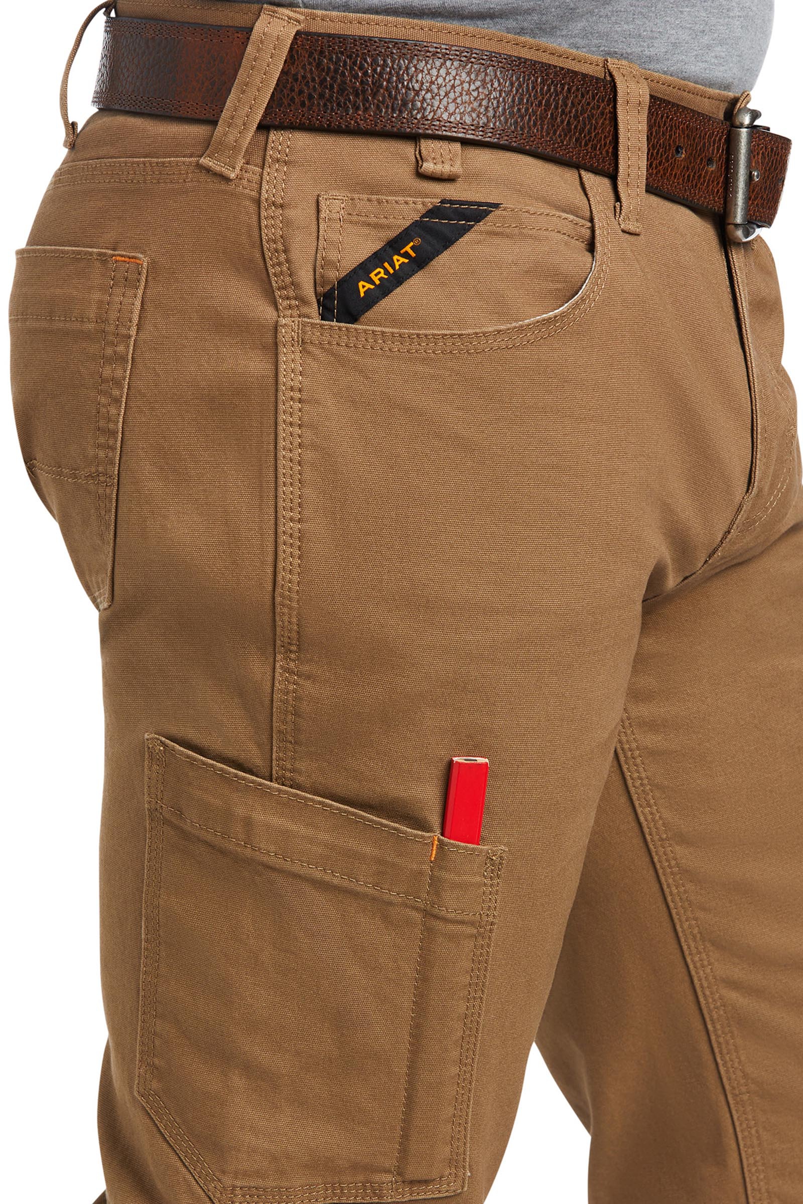 Ariat Rebar M7 Slim DuraStretch Made Tough Straight Heren broek met rechte pijp