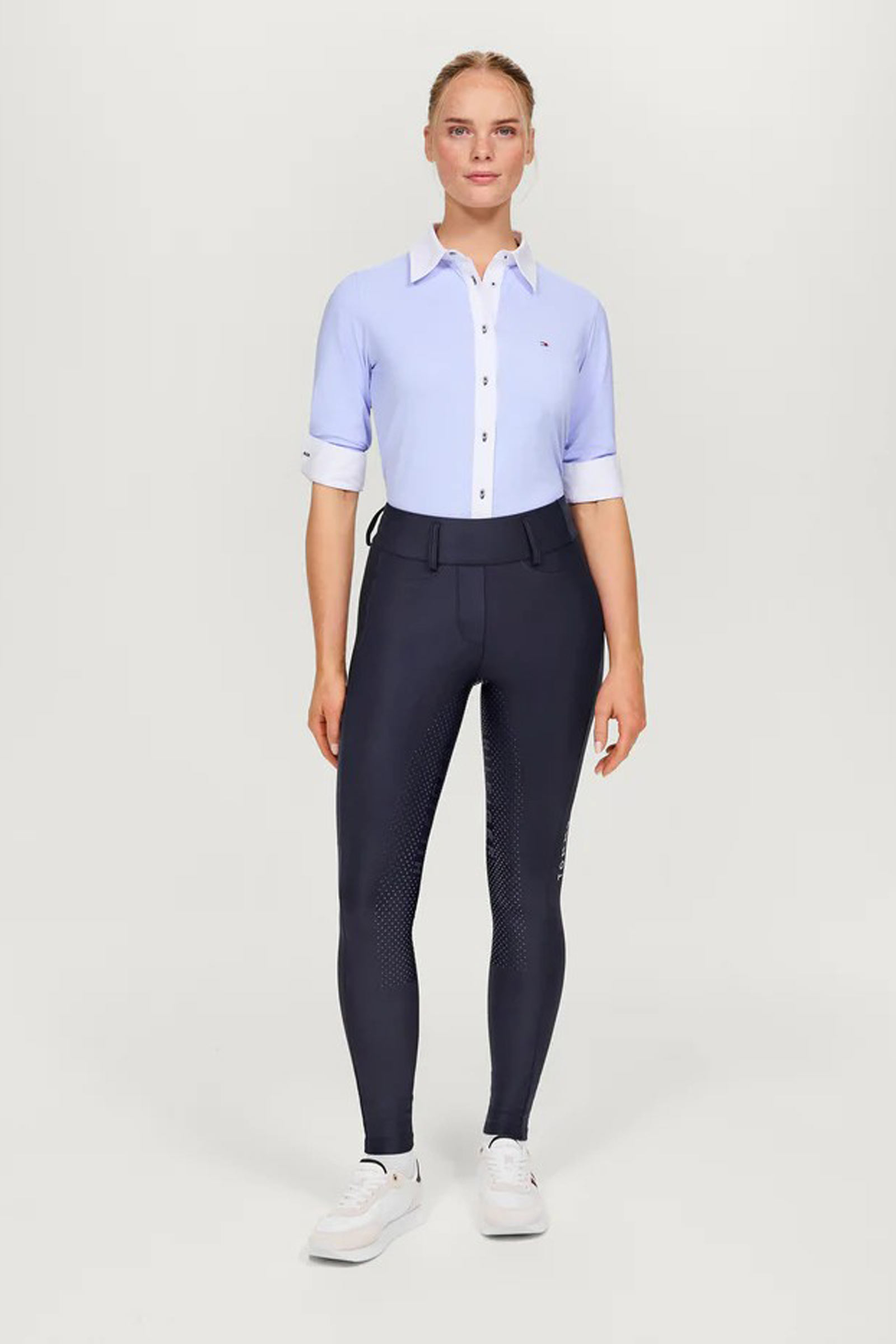 Tommy Hilfiger Equestrian Highland hybride rijbroek met fullseat grip voor dames