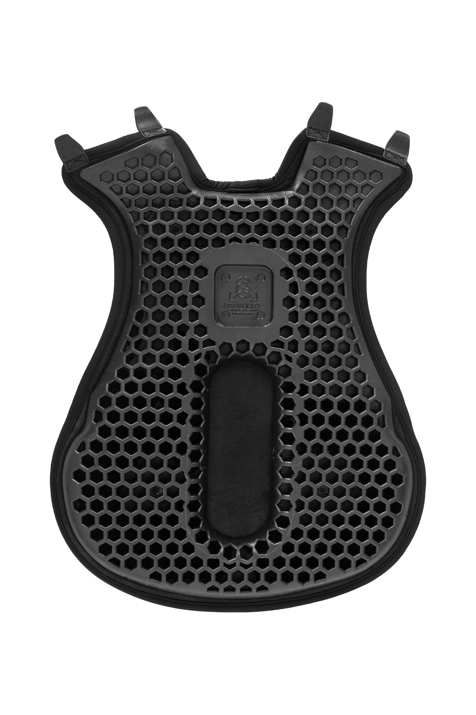 Black Acavallo Ortho-Stuitbeen Western Zitbeschermer Hexa Gel-Out Dri-Lex, 20 mm  