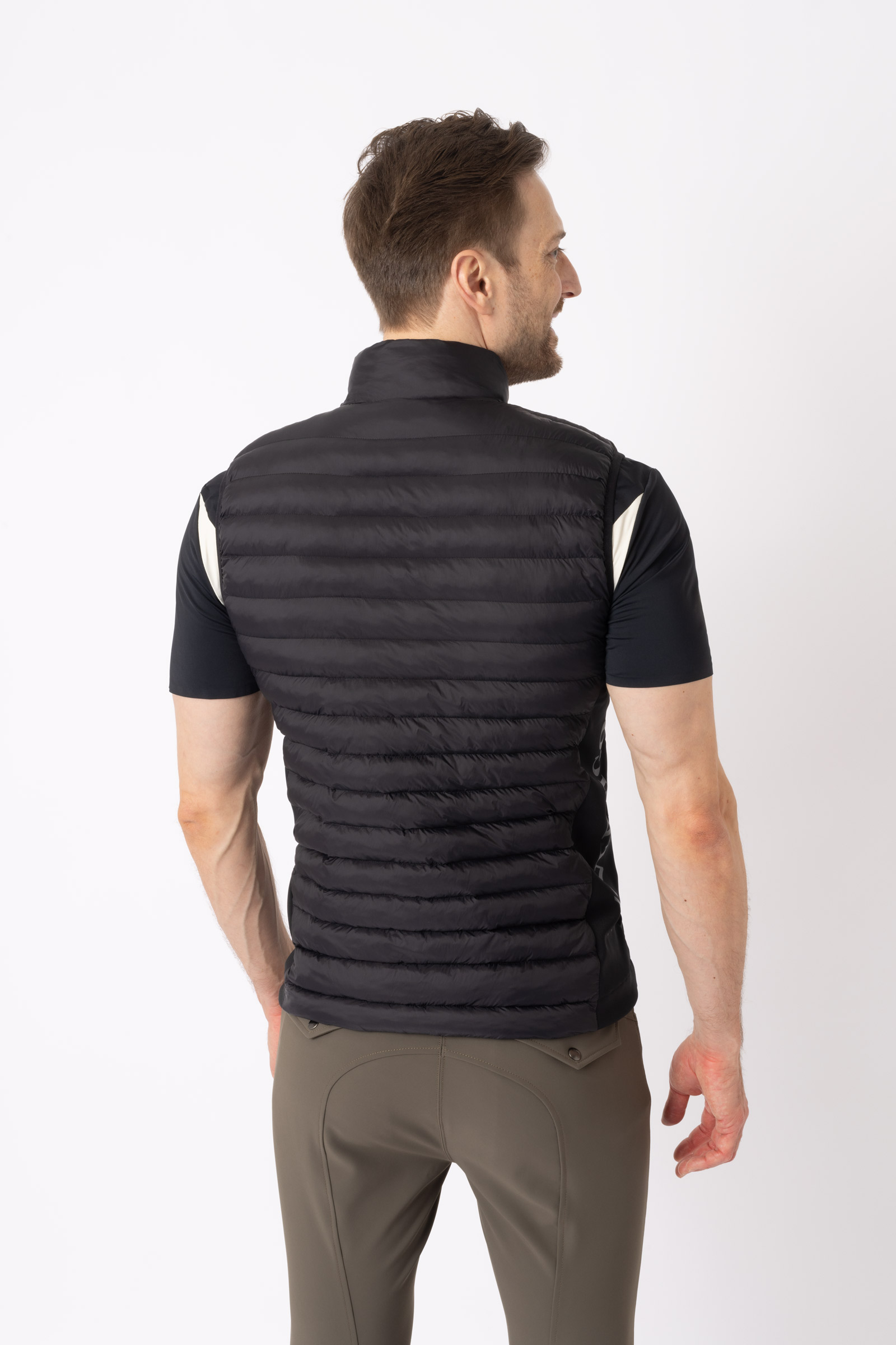 B Vertigo Simon ultralichte gewatteerde bodywarmer, heren