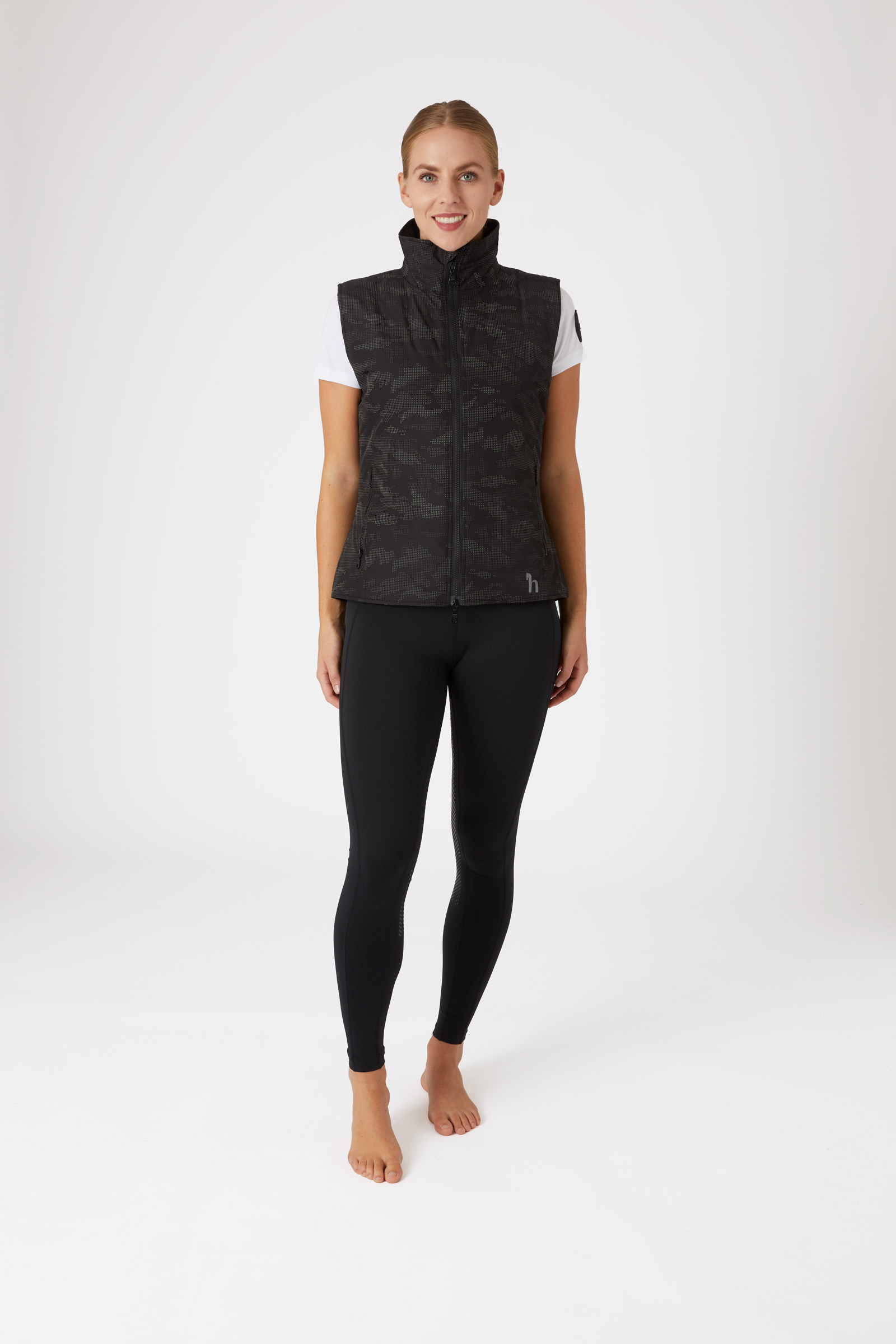 Horze Camouflage Luminox Reflecterend Bodywarmer, dames