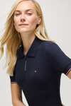 Tommy Hilfiger Equestrian Anaheim dames poloshirt met rits