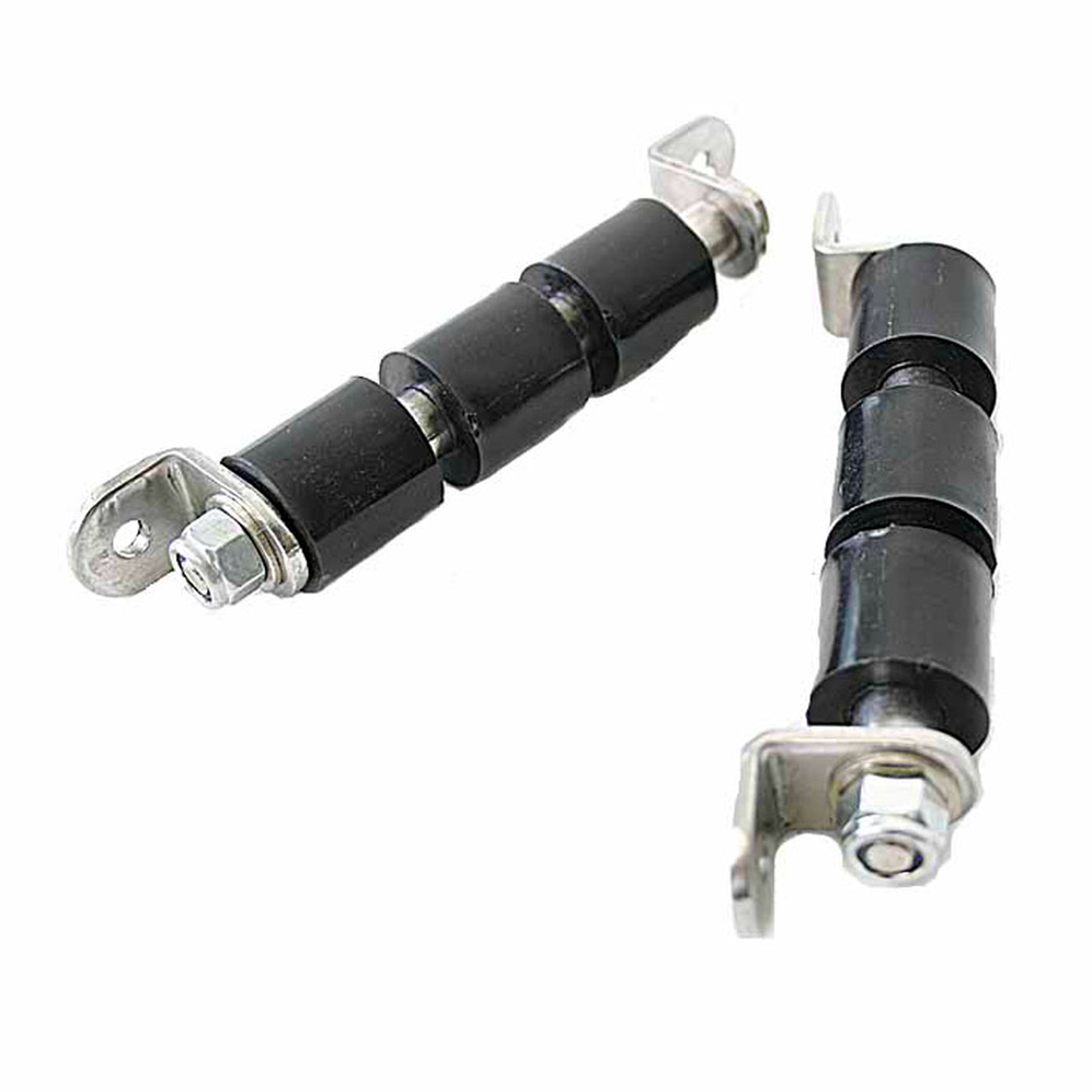 Quick Hitch sulky shaft, adjustable, stainless steel w/ plastic rolls