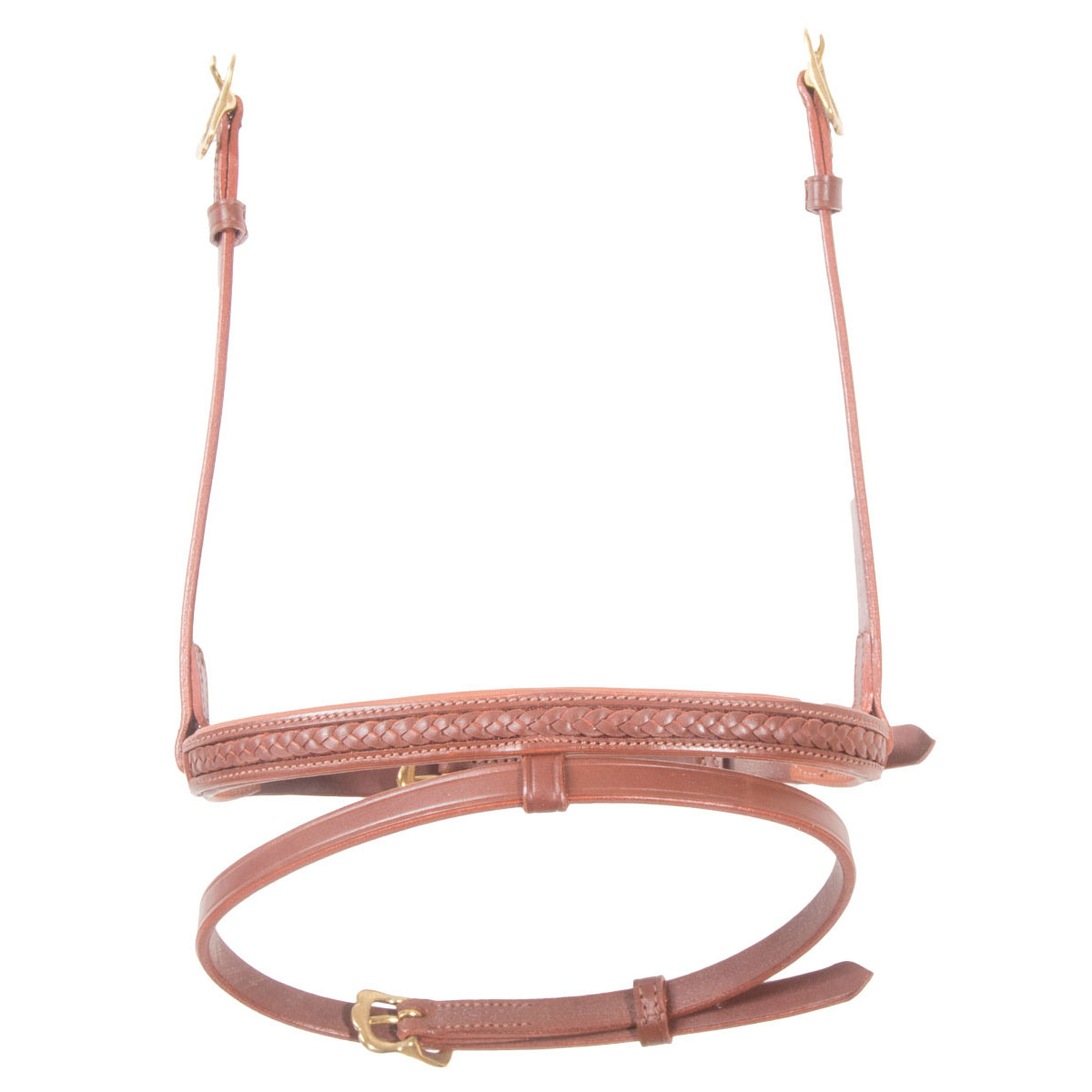 Karlslund Gecombineerde neusriem met vlechtwerk