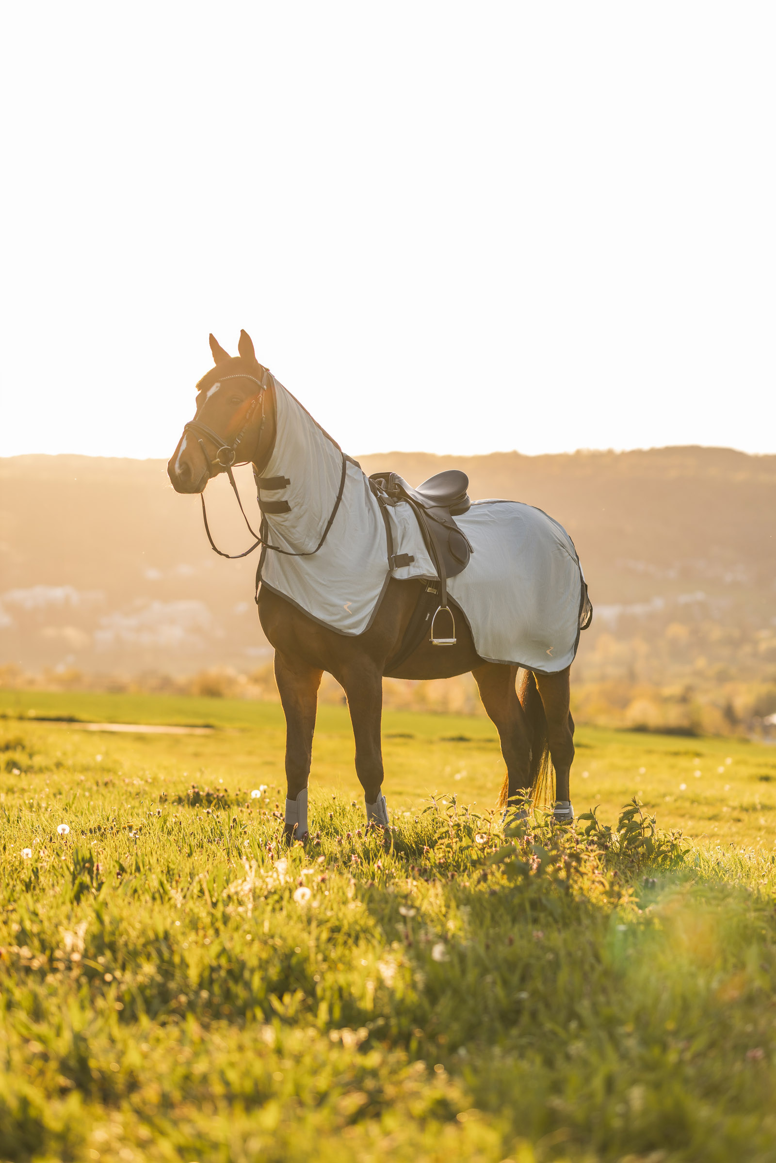 Horze Eira UV vliegendeken voor het rijden met afneembaar halsdeel