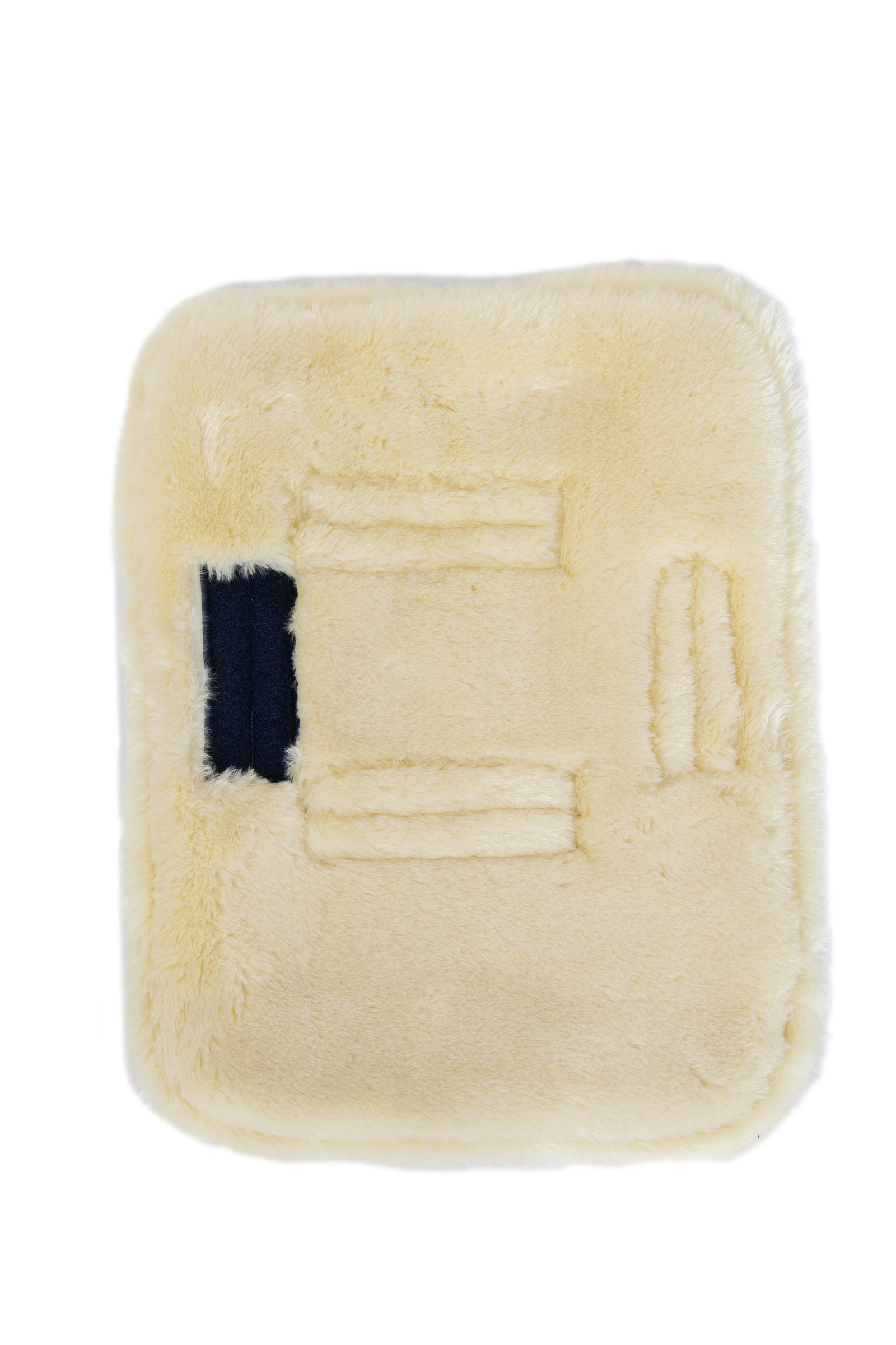 Kentucky Horsewear Gewatteerde Chest Expander met Schapenvacht 2 Gespen