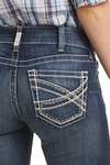 Ariat R.E.A.L. Mid Rise Stretch Entwined Dames bootcut jeans