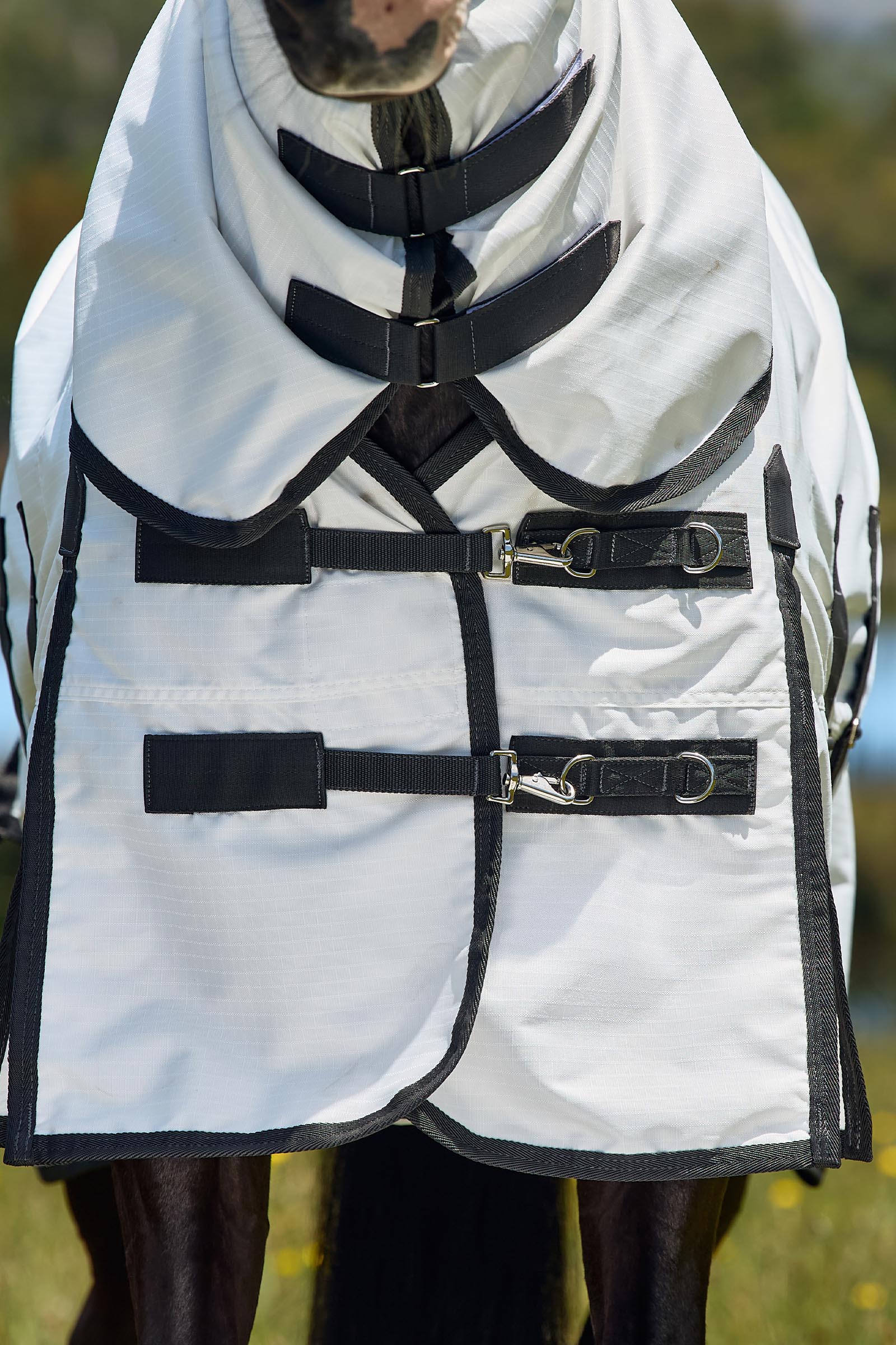 Weatherbeeta ComFiTec Sweet Itch Shield Vliegendeken combo met vaste hals, 0 g  