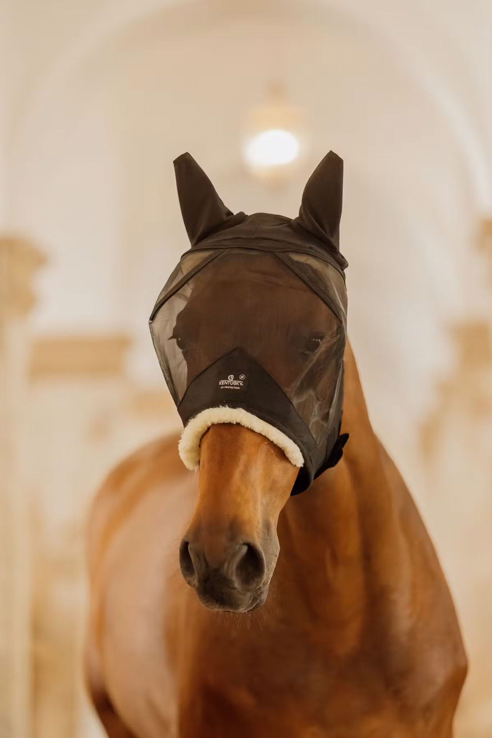 Kentucky Horsewear huidvriendelijk vliegenmasker met oren